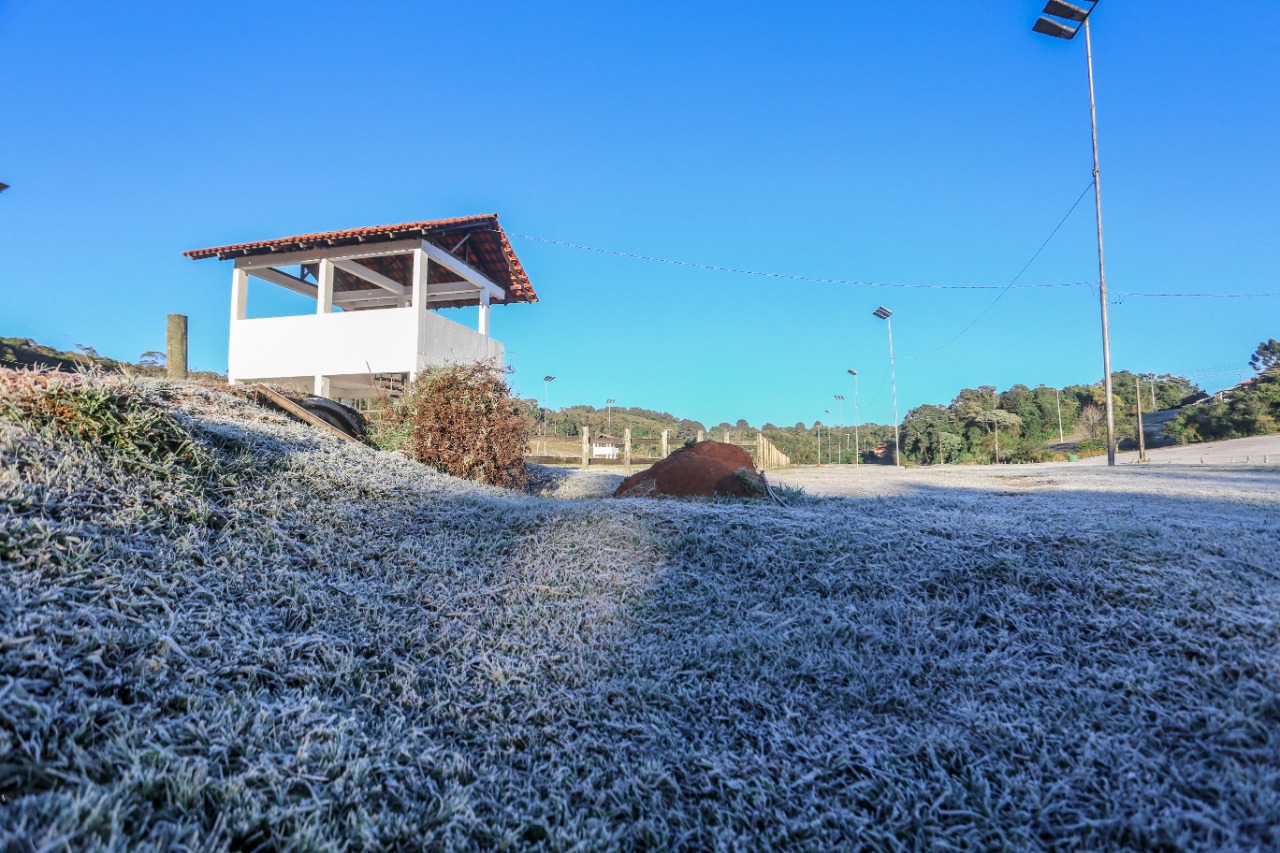 Paraná tem 16 cidades com temperaturas negativas; General Carneiro registrou -7,8ºC  Foto: Valdelino Pontes/AEN