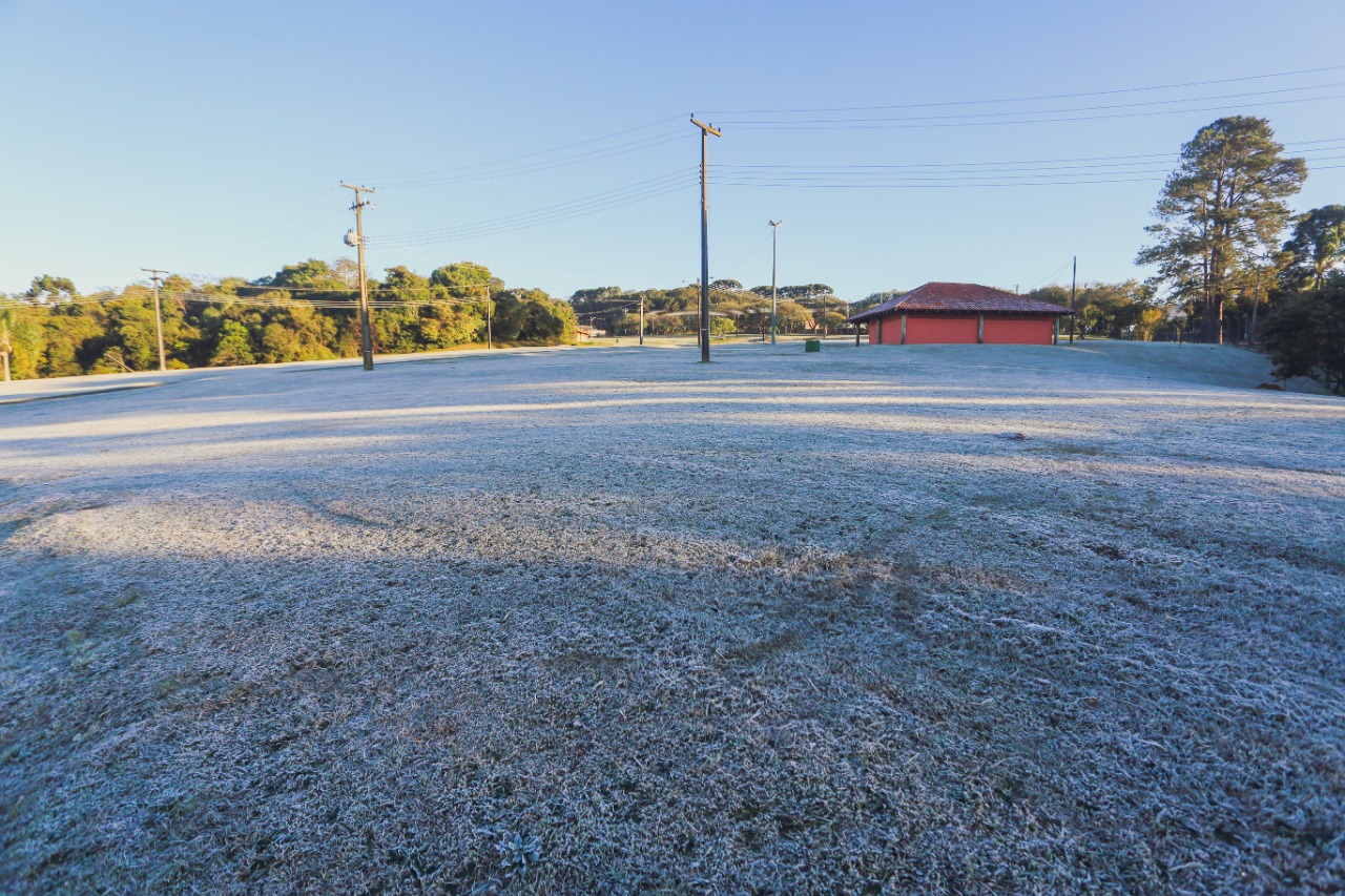 Paraná tem 16 cidades com temperaturas negativas; General Carneiro registrou -7,8ºC  Foto: Valdelino Pontes/AEN