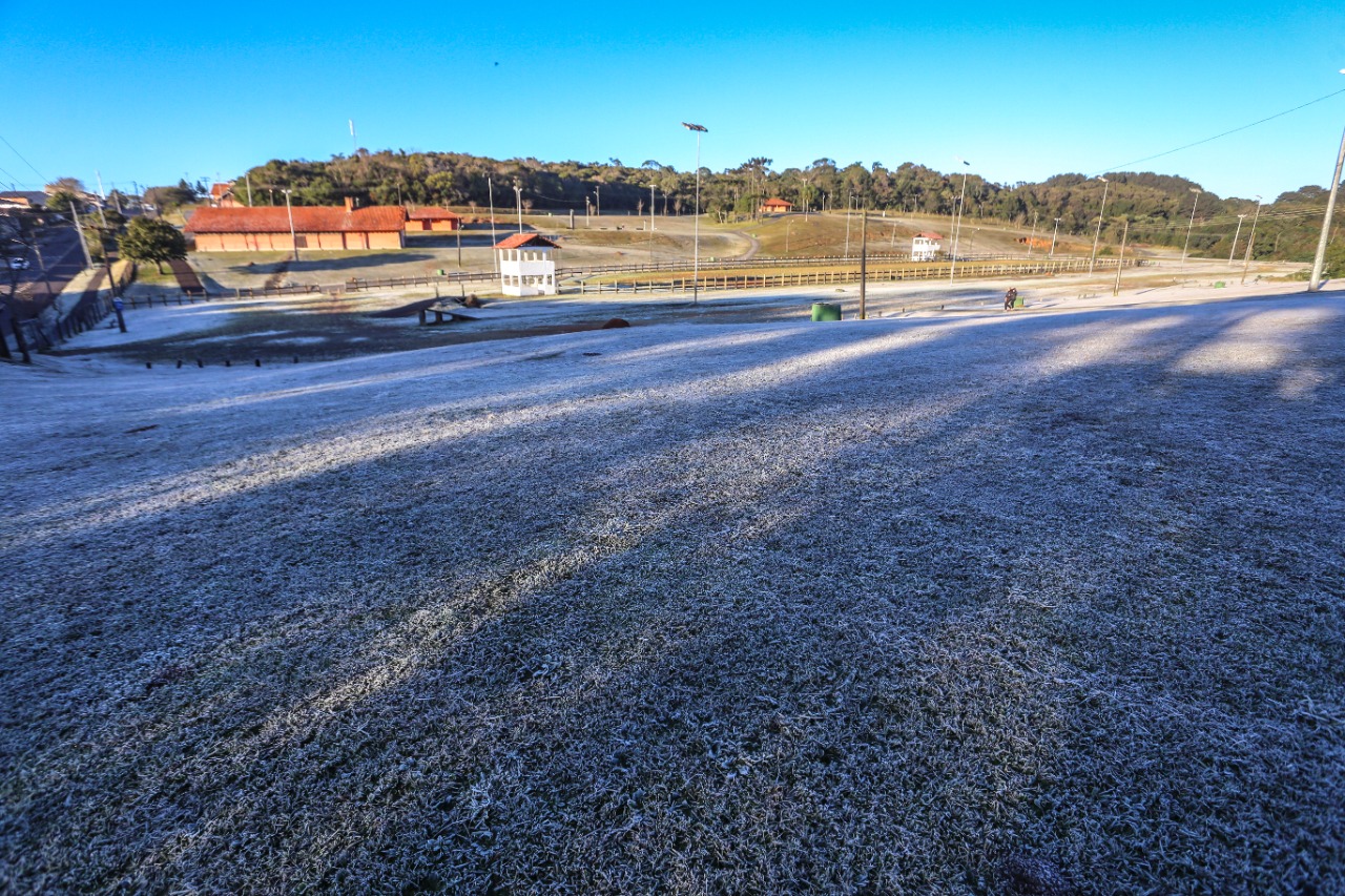 Paraná tem 16 cidades com temperaturas negativas; General Carneiro registrou -7,8ºC  Foto: Valdelino Pontes/AEN
