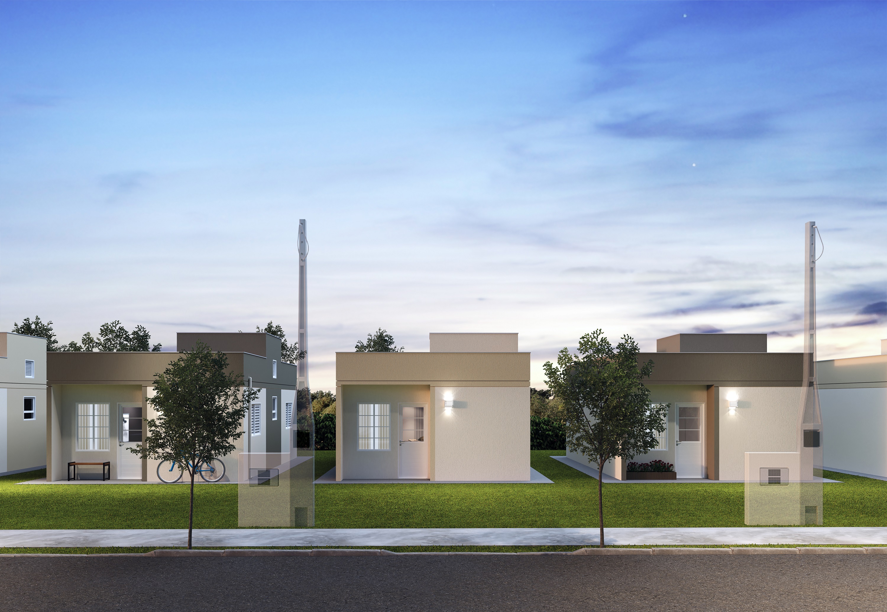 Residencial Bem Viver - Uvaranas  -  Ponta Grossa  - Foto: Imagens do projeto: Construtora Pacaembu