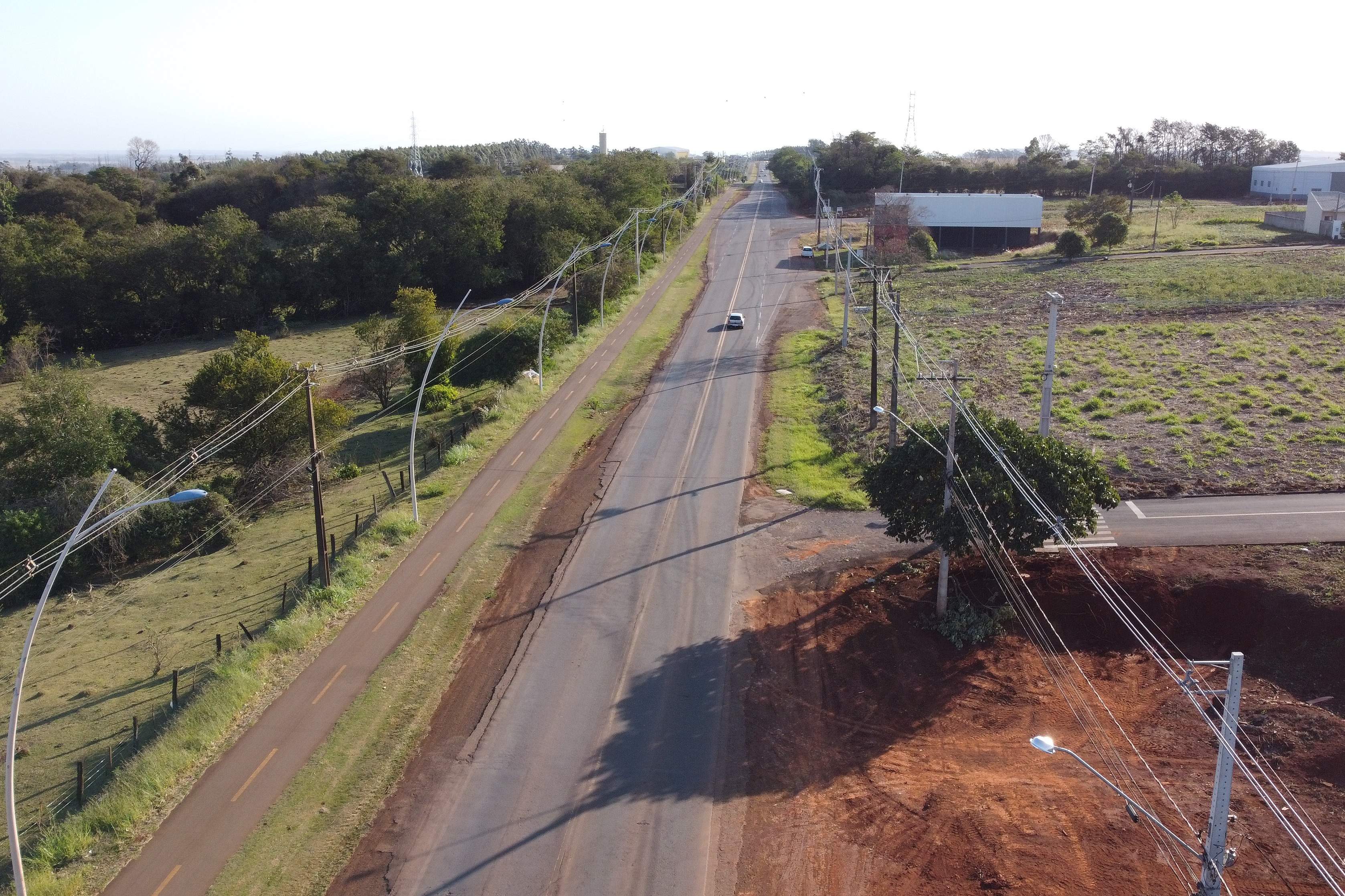 Liberação de recursos para a duplicação no prolongamento da Avenida Rio Grande do Sul, PR-495 em  Marechal Cândido RondonFoto: Ari Dias/AEN