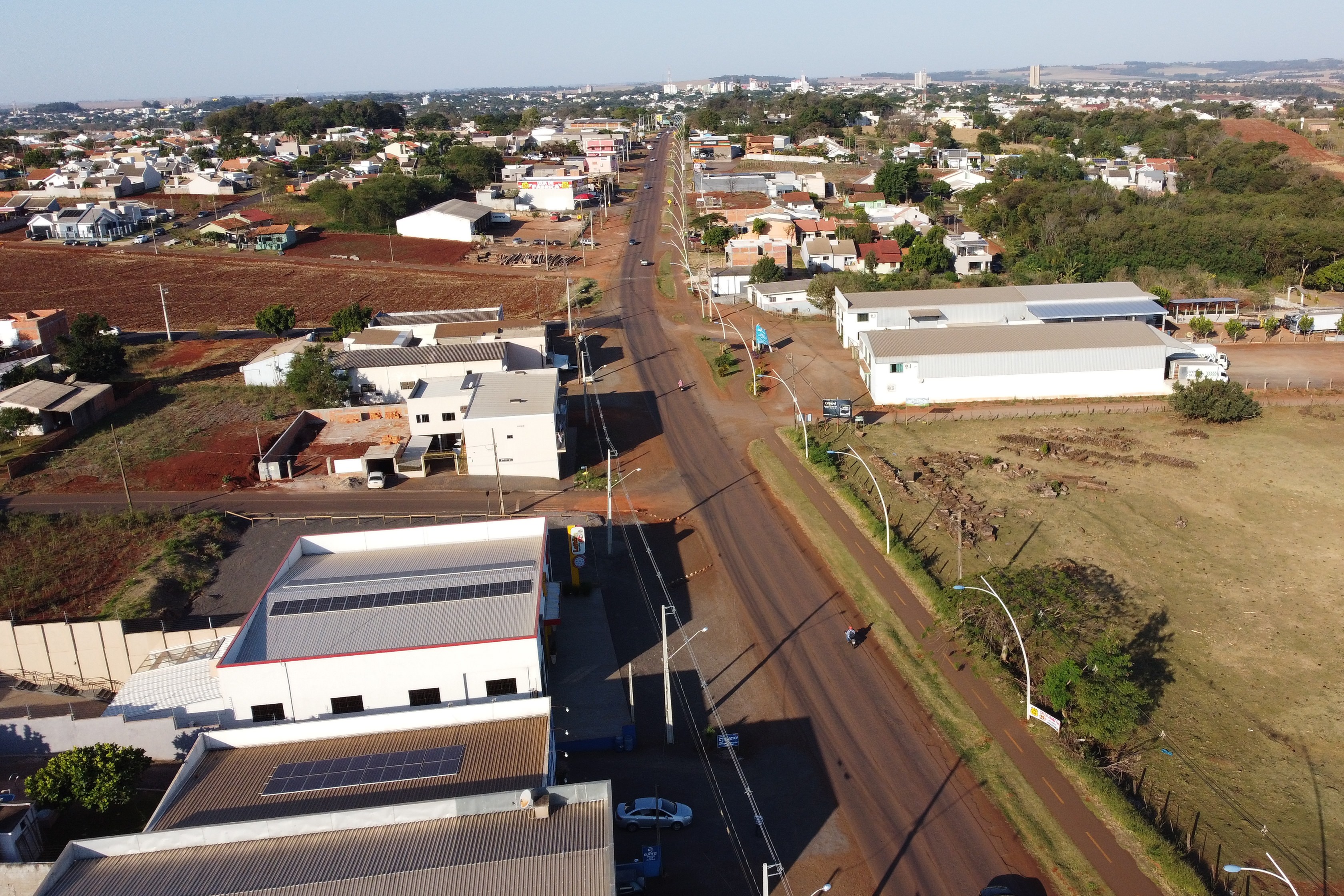 Liberação de recursos para a duplicação no prolongamento da Avenida Rio Grande do Sul, PR-495 em  Marechal Cândido RondonFoto: Ari Dias/AEN