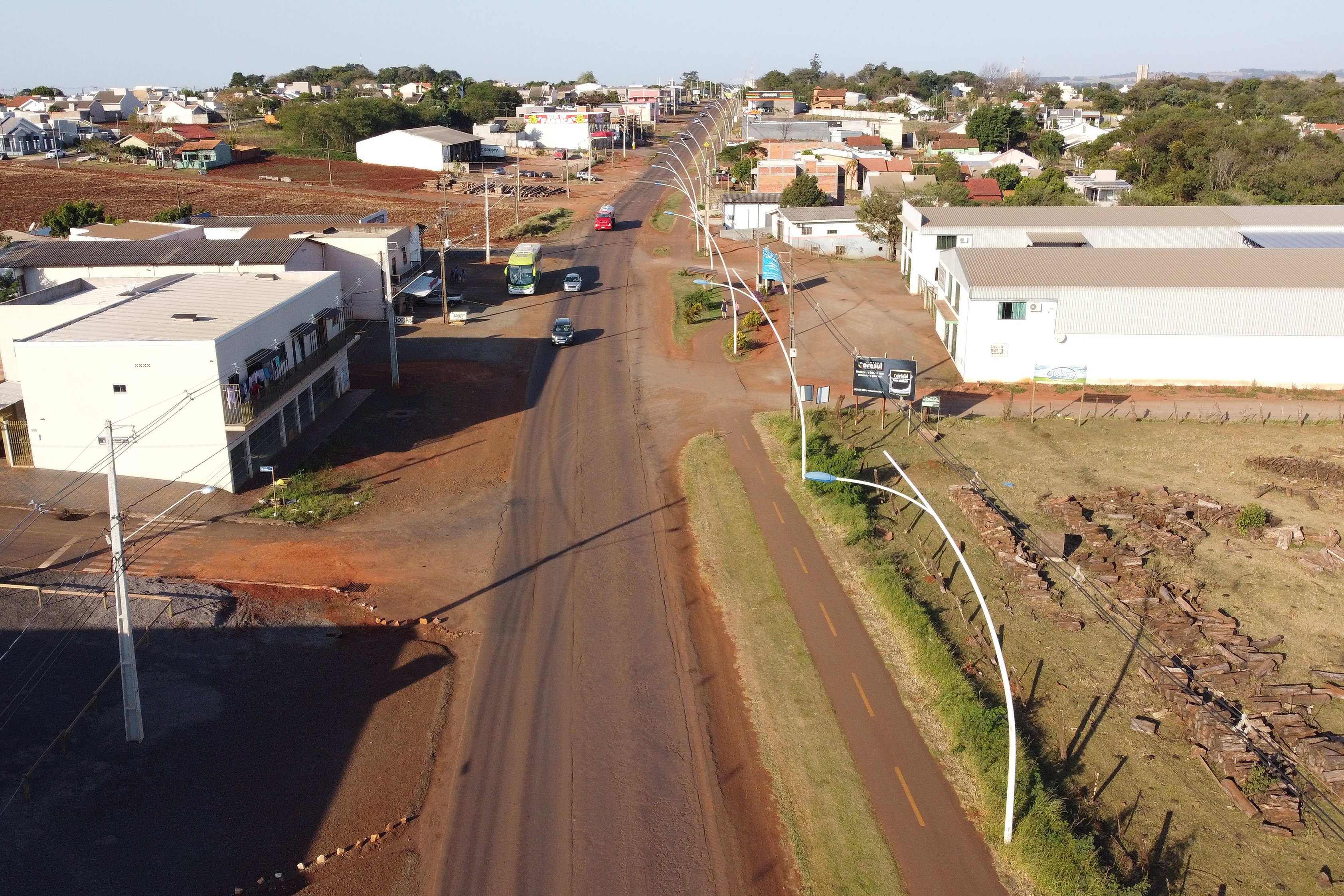 Liberação de recursos para a duplicação no prolongamento da Avenida Rio Grande do Sul, PR-495 em  Marechal Cândido RondonFoto: Ari Dias/AEN