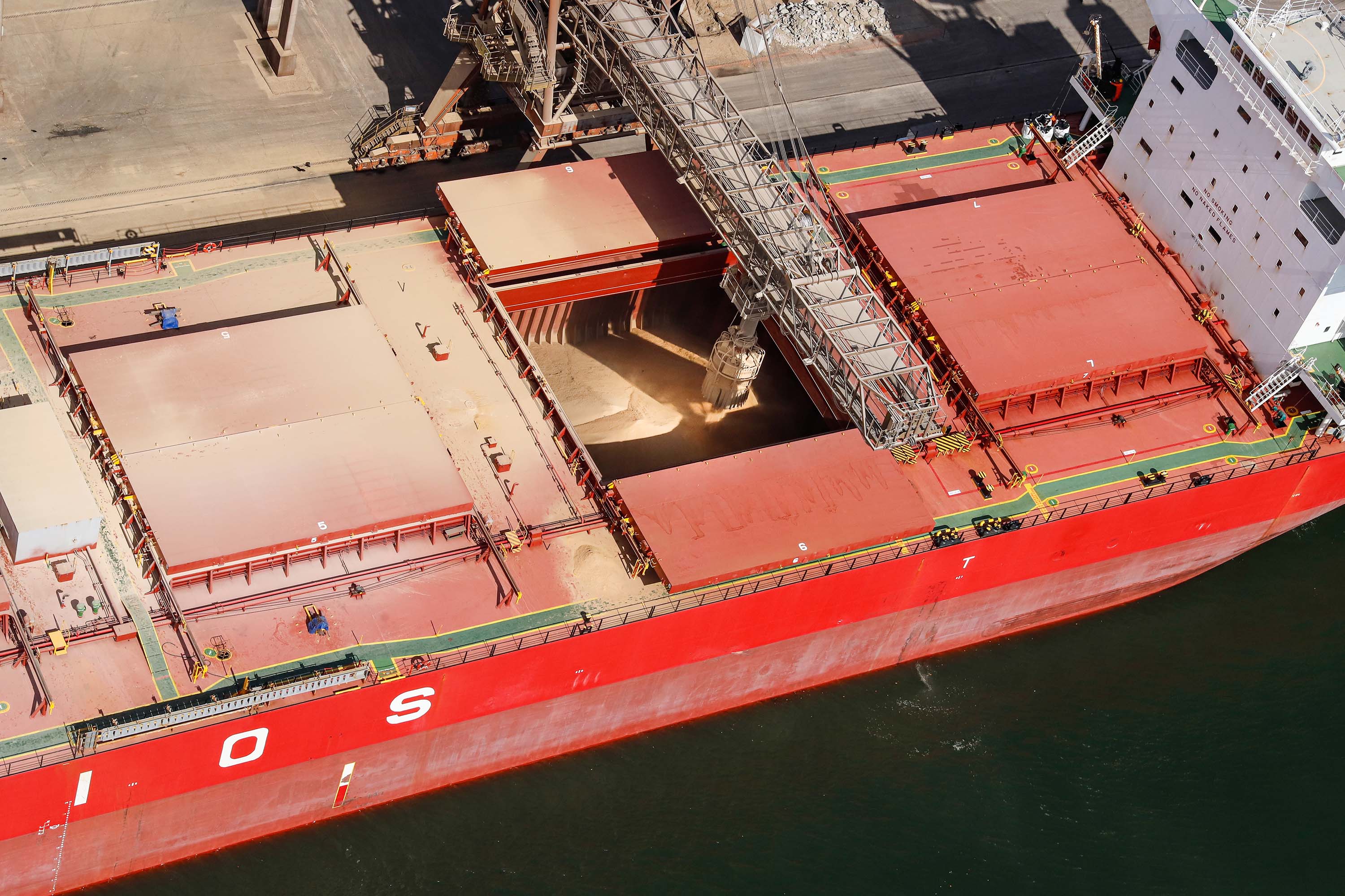 Corredor de Exportação do Porto de Paranaguá registra alta de 6% em julho. Foto: Rodrigo Felix Leal/SEIL