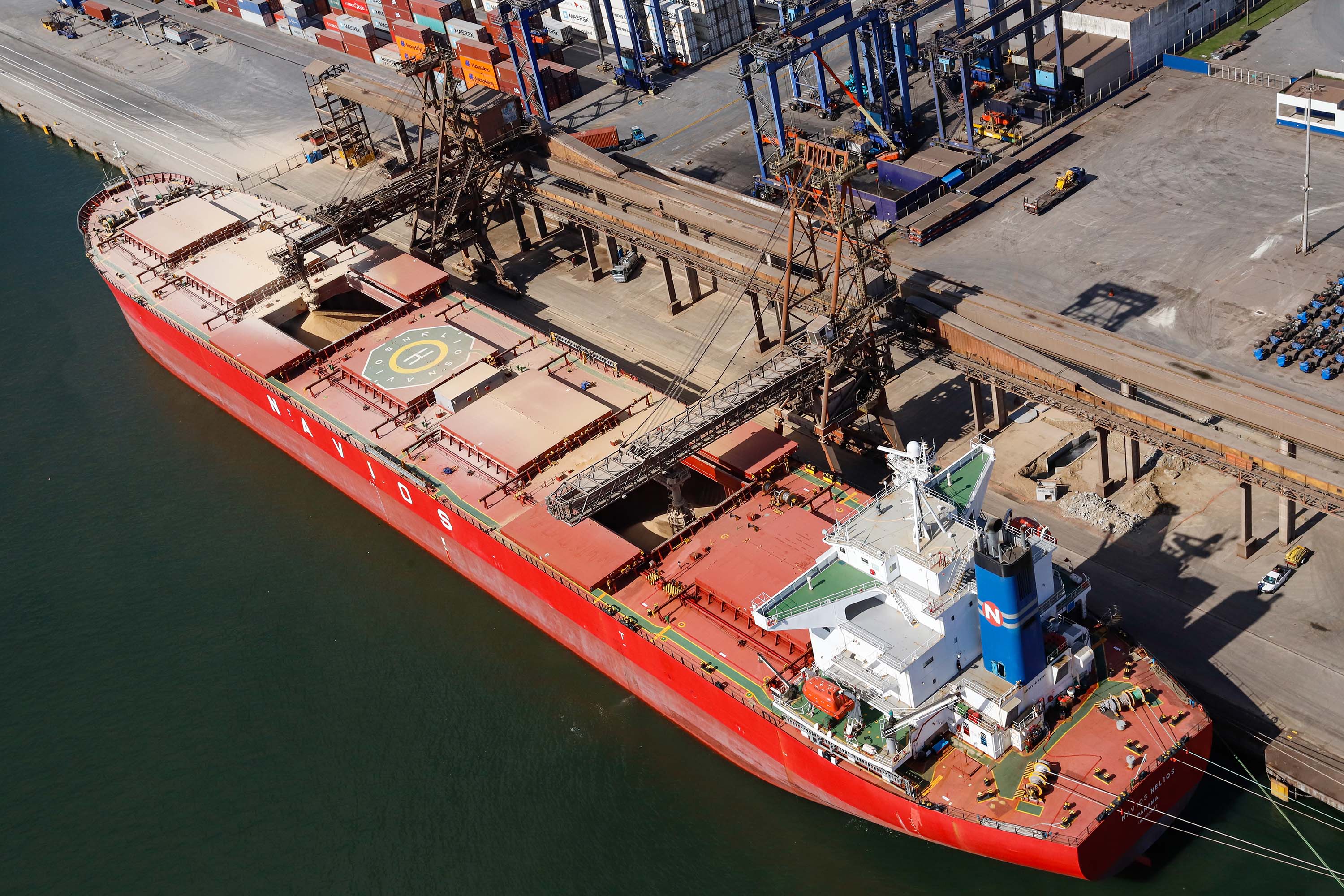 Corredor de Exportação do Porto de Paranaguá registra alta de 6% em julho. Foto: Rodrigo Felix Leal/SEIL