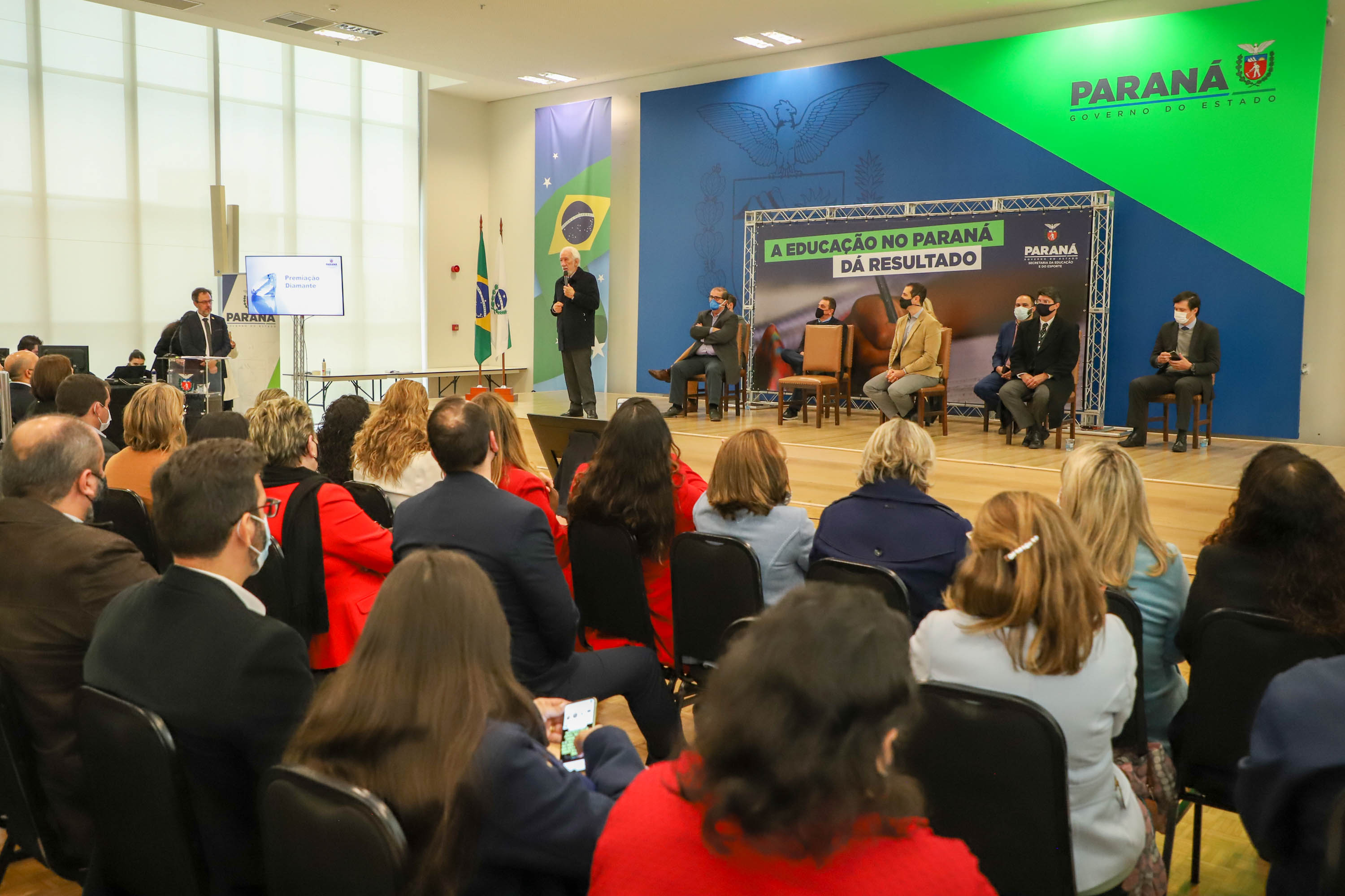 Vice Governador Darci Piana, participa do evento - A Educação no Paraná dá Resultado.  _ Curitiba, 13/08/2021 -  Foto: Ari Dias/AEN