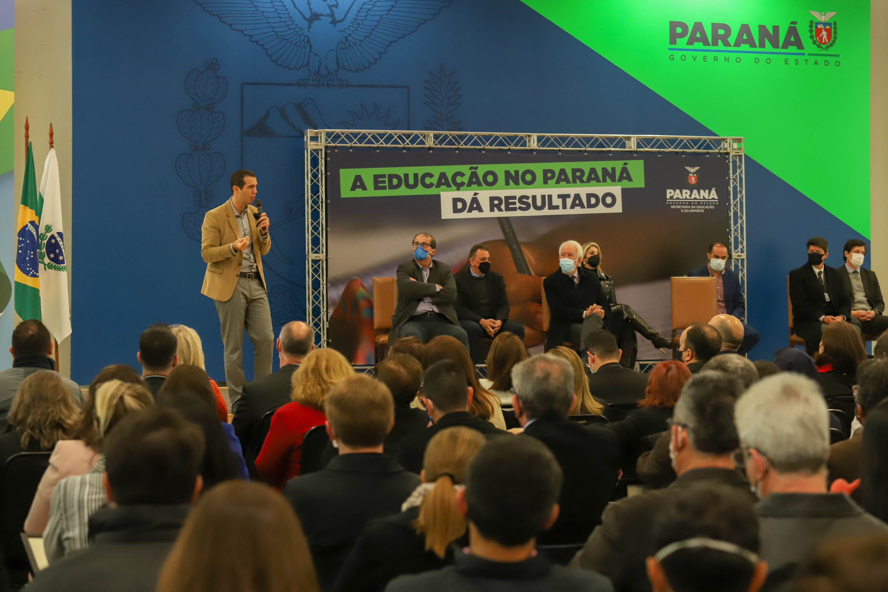 Vice Governador Darci Piana, participa do evento - A Educação no Paraná dá Resultado.  _ Curitiba, 13/08/2021 -  Foto: Ari Dias/AEN