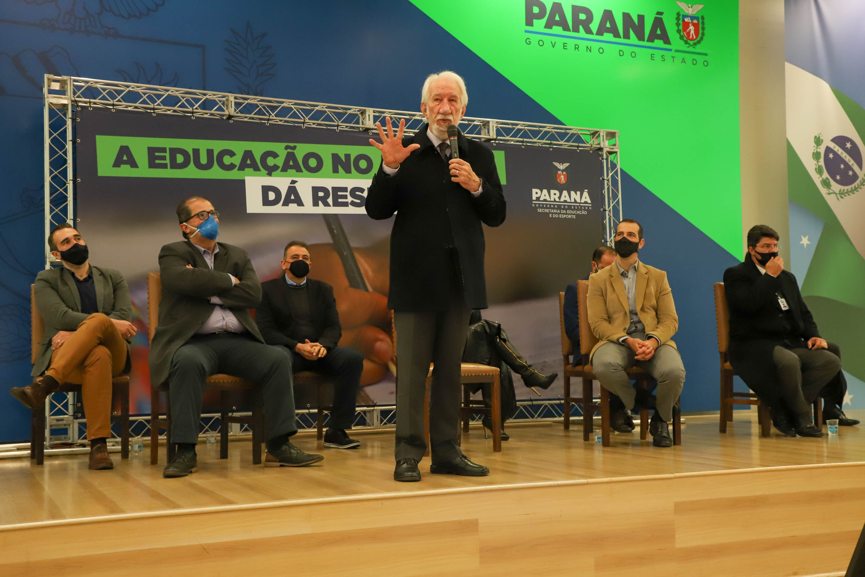 Vice Governador Darci Piana, participa do evento - A Educação no Paraná dá Resultado.  _ Curitiba, 13/08/2021 -  Foto: Ari Dias/AEN