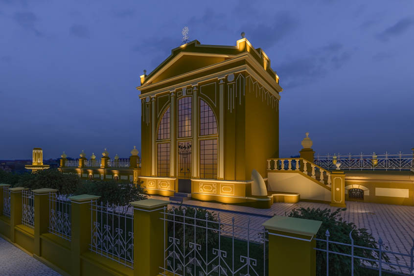 A Sanepar retoma as obras de restauração do Reservatório São Francisco, em Curitiba, para tornar o espaço público, acessível e seguro, além de preparar o local para a inauguração de um novo Memorial onde a história do saneamento será contada de forma lúdica. O reservatório é um patrimônio da paisagem urbana da capital. -  Curitiba, 13/08/2021  -  Foto: Sanepar