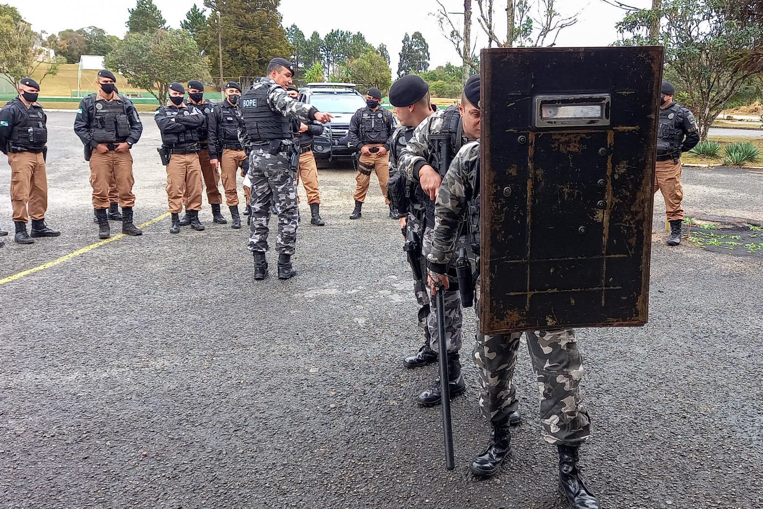 Curitiba, 13 de agosto de 2021. Lançamento da Operação Pronta Resposta V.  - Curitiba, 13/08/2021  -  Foto: SESP-PR