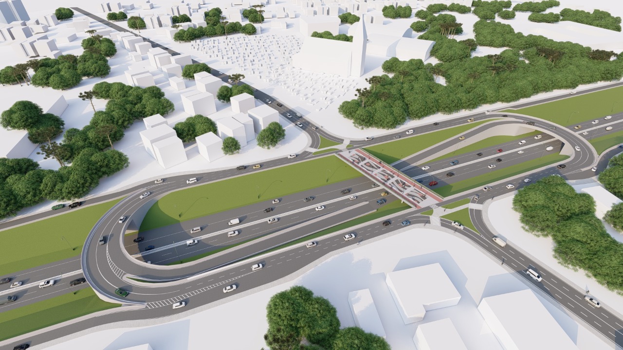 Com investimento do Estado, projeto avança na construção do novo viaduto do Orleans