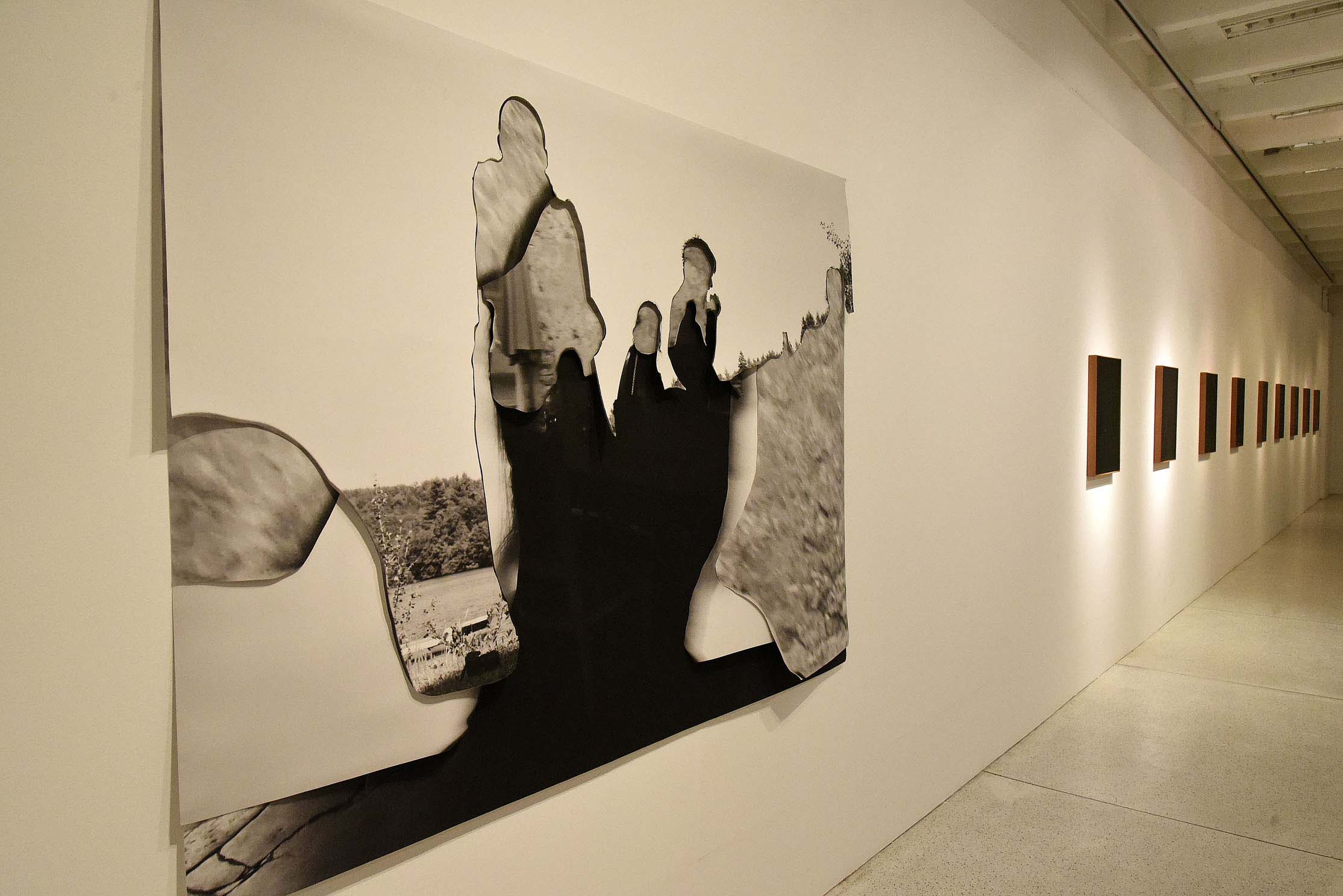 Obra de Julia Kater na exposição Breu (MON, 2018) Foto:Kraw Penas/SEEC