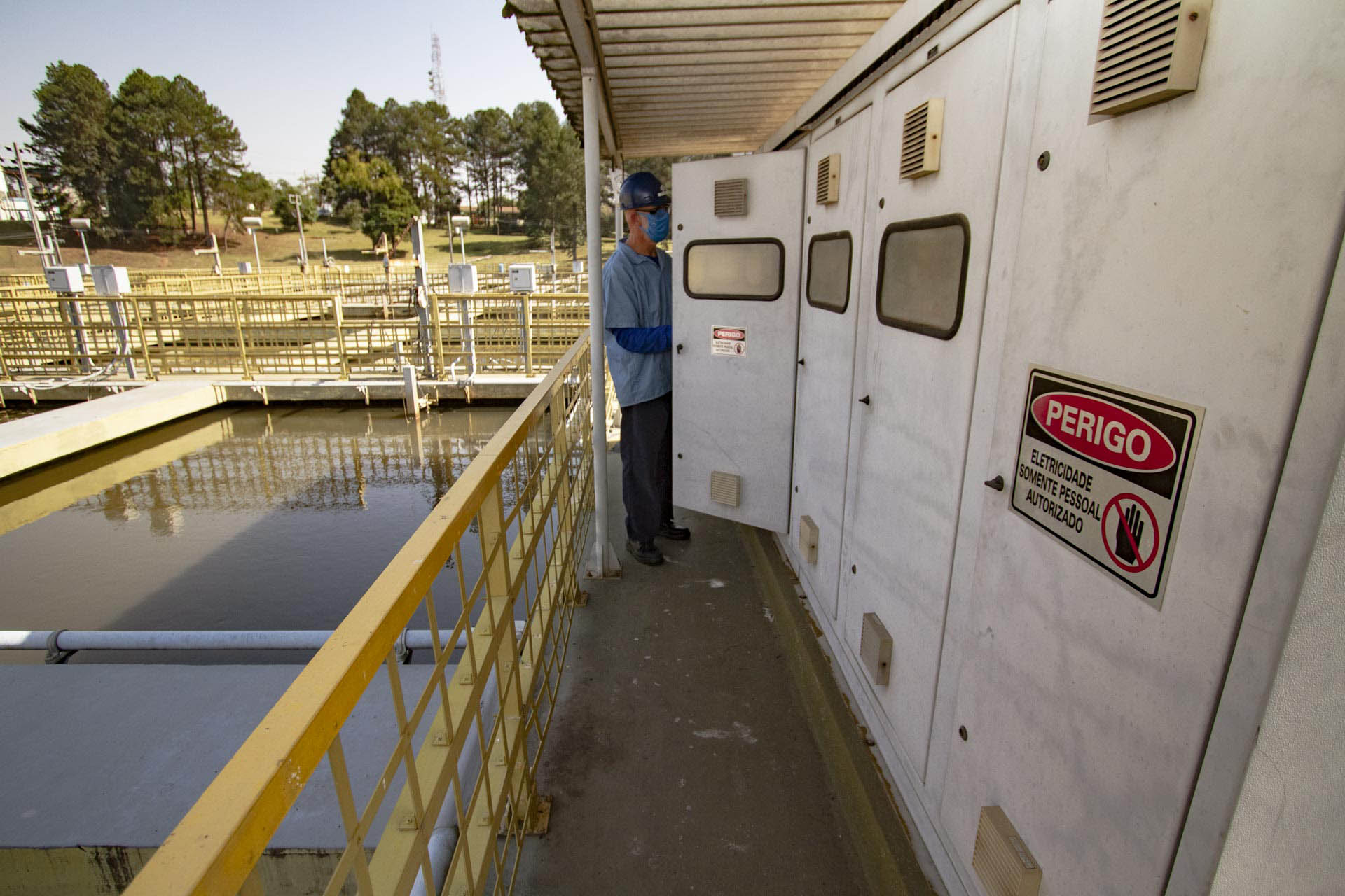 Sanepar prioriza prevenção para evitar interrupção de fornecimento de água  -  Curitiba, 20/08/2021  -  Foto: Andre Thiago Chaves Aguiar