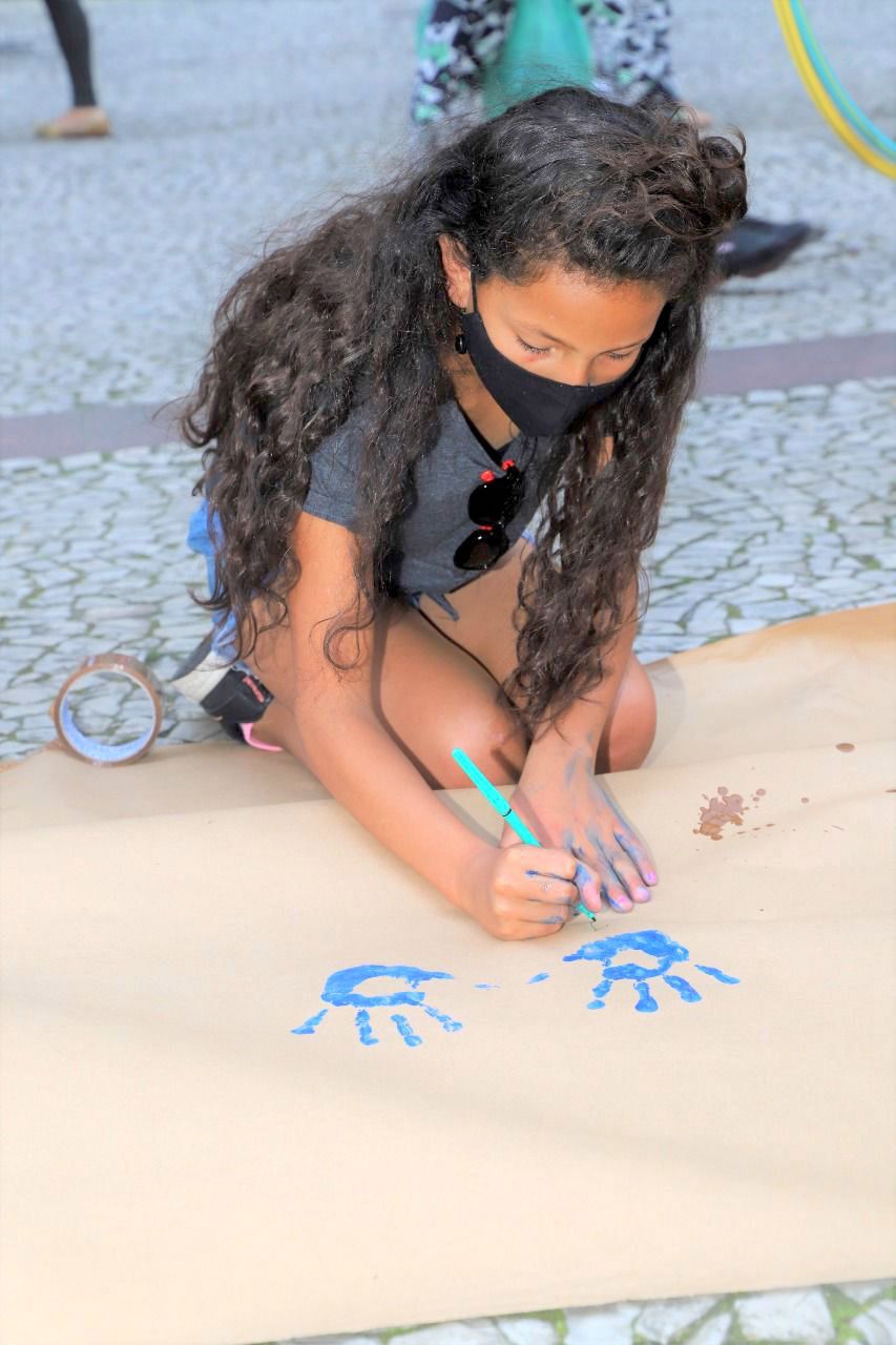 A Secretaria de Justiça, Família e Trabalho do Paraná, através do Departamento de Políticas para a Criança e o Adolescente e da Força-Tarefa Infância Segura, vinculada ao Departamento de Justiça, promoveu nesta terça-feira, 24, data em que é celebrada o Dia da Infância, ações de conscientização sobre os direitos da criança.   -  Curitiba, 24/08/2021  -  Foto: SEJUF