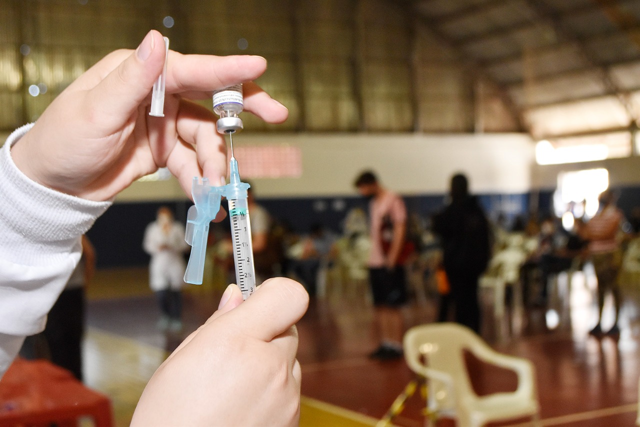 80% dos adolescentes de Toledo já receberam a primeira dose da vacina contra a Covid-19. Foto: Carlos Mini Rodrigues - Prefeitura de Toledo