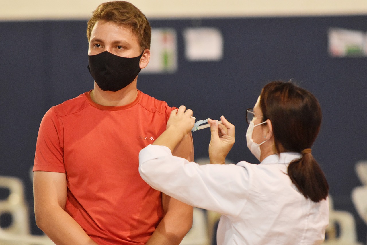80% dos adolescentes de Toledo já receberam a primeira dose da vacina contra a Covid-19. Foto: Carlos Mini Rodrigues - Prefeitura de Toledo