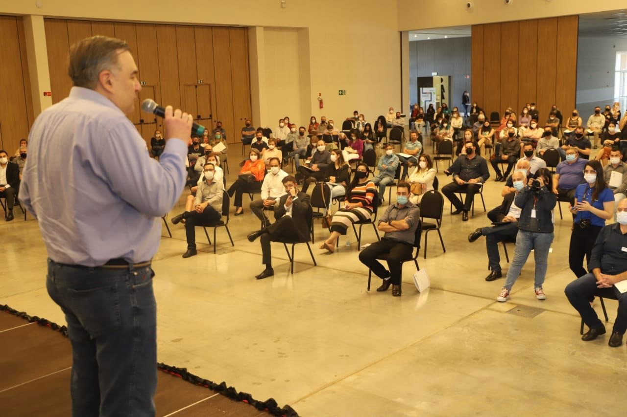 Ney Leprevost realiza interiorização da Secretaria de Justiça na região de Guarapuava e destaca a parceria do Governo com os setores produtivos para gerar empregos no Paraná  -  Curitiba, 03/09/2021  -  Foto: SEJUF
