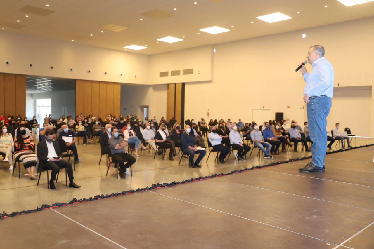 Ney Leprevost realiza interiorização da Secretaria de Justiça na região de Guarapuava e destaca a parceria do Governo com os setores produtivos para gerar empregos no Paraná  -  Curitiba, 03/09/2021  -  Foto: SEJUF