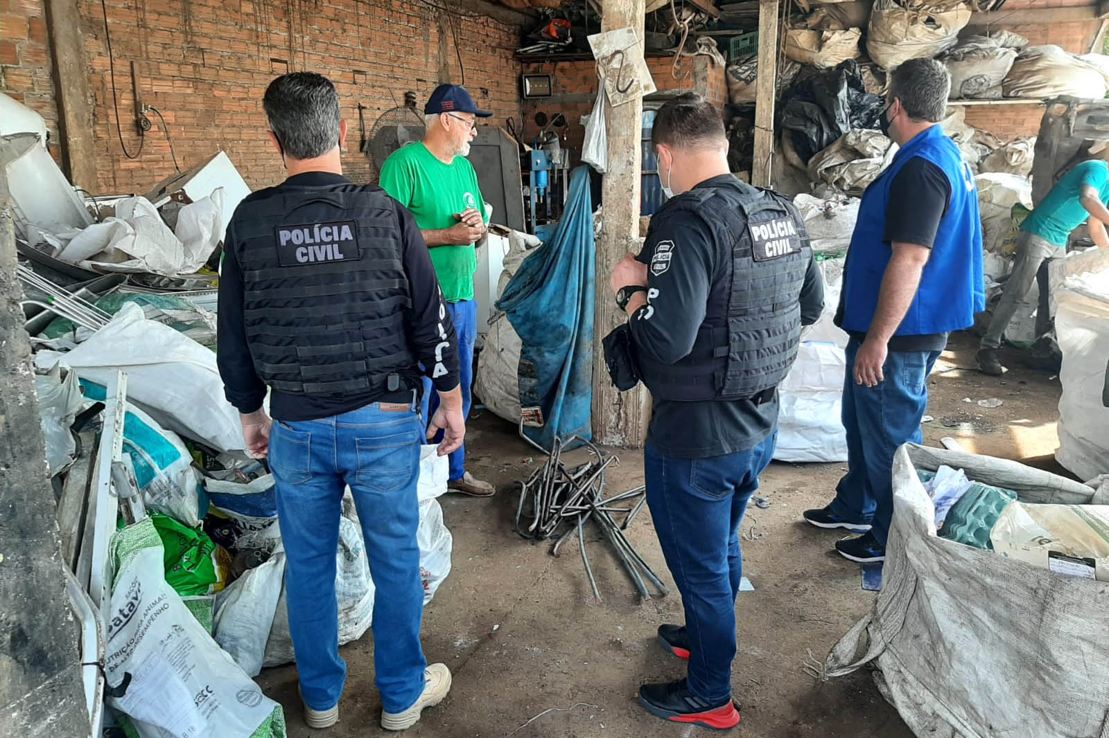 Receita Estadual deflagra operação ?Ferro-Velho? em Ponta Grossa -  Ponta Grossa, 13/09/2021  -  Foto: SEFA