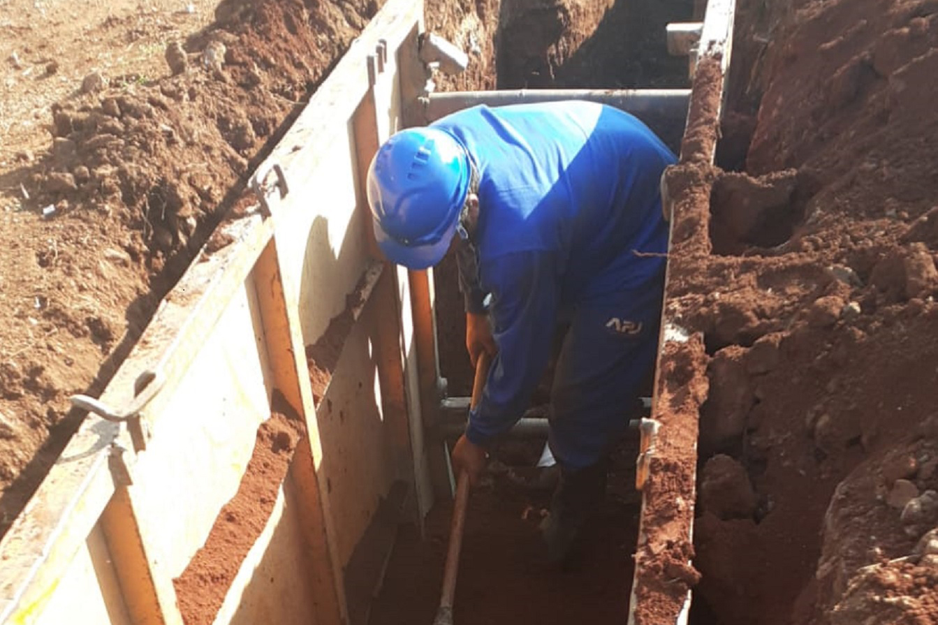 Sanepar amplia sistema de esgoto em Santo Antônio do Sudoeste  -  Foto: Sanepar