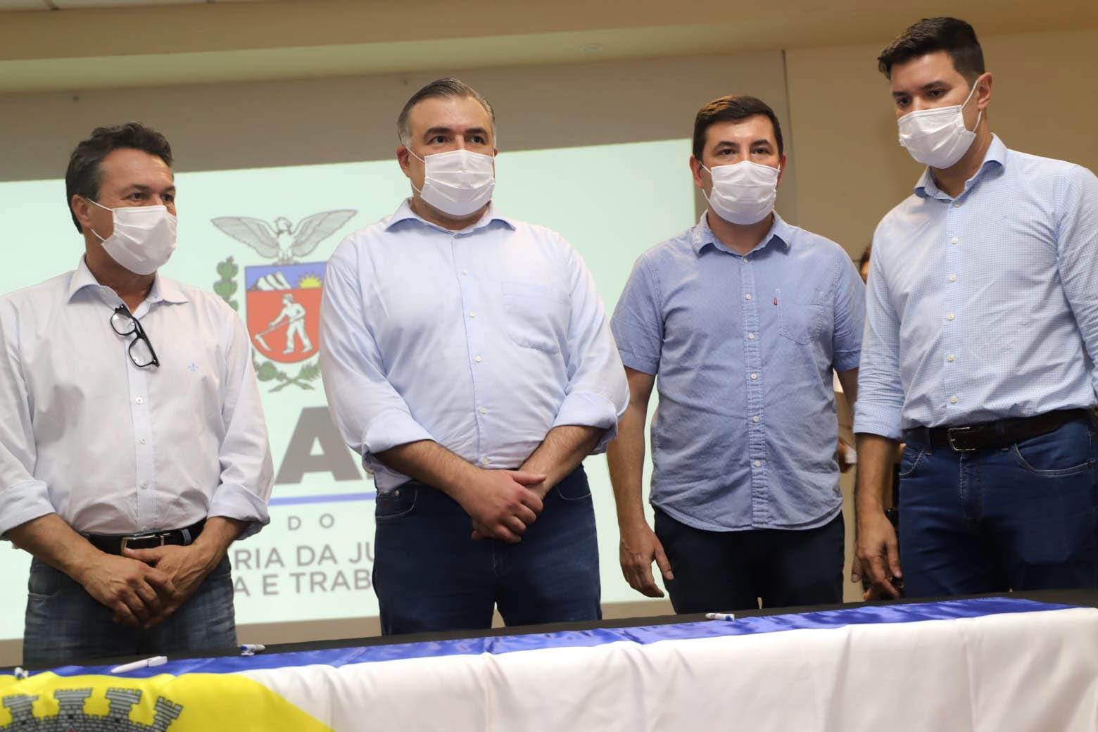 A Secretaria de Estado da Justiça, Família e Trabalho realizou nesta quinta-feira (16), em Umuarama (Noroeste), mais uma etapa do Programa de Interiorização. No evento, o secretário Ney Leprevost explicou o objetivo da ação, que é aprofundar a integração da Pasta com gestores e entidades municipais da região. -  Umuarama, 16/09/2021  -  Foto: SEJUF