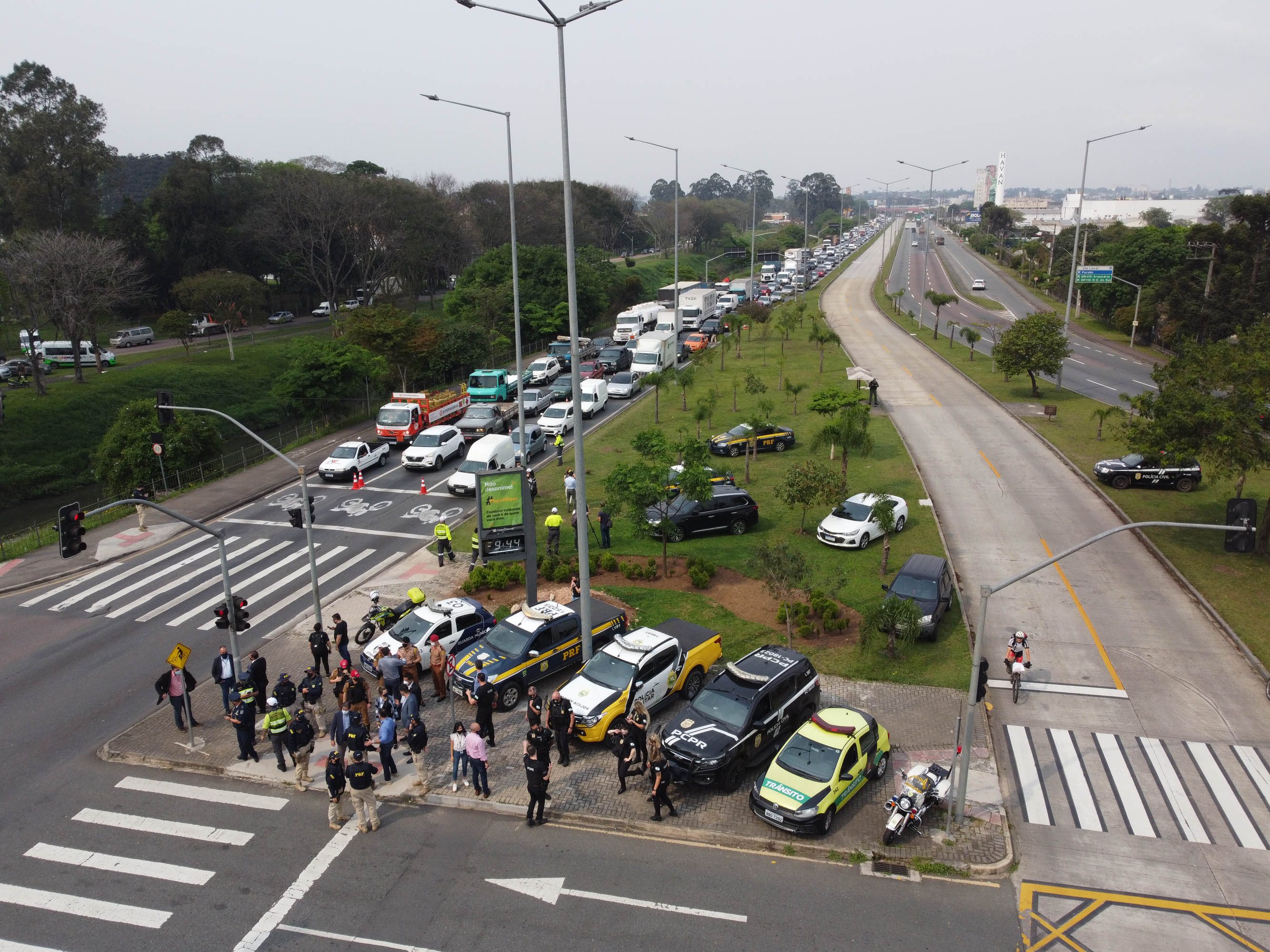 Secretário Nacional acompanha atividades no Paraná da Semana Nacional de Trânsito  -  Curitiba, 21/09/201  -  Foto: Ari Dias/AEN