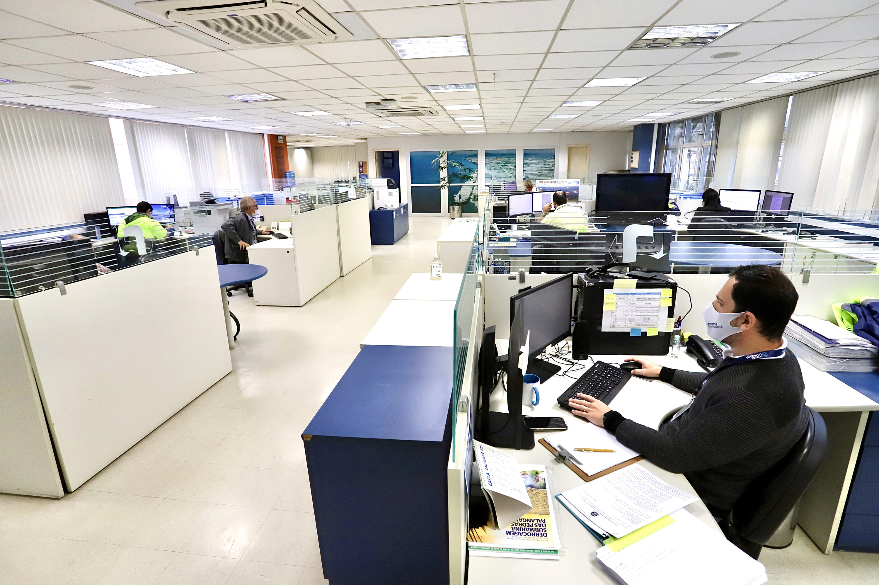 Em 18 meses, Portos do Paraná investiu mais de R$14 milhões no combate e prevenção à Covid-19  -  Paranaguá, 22/09/21  - Foto:  Claudio Neves/Portos do Paraná