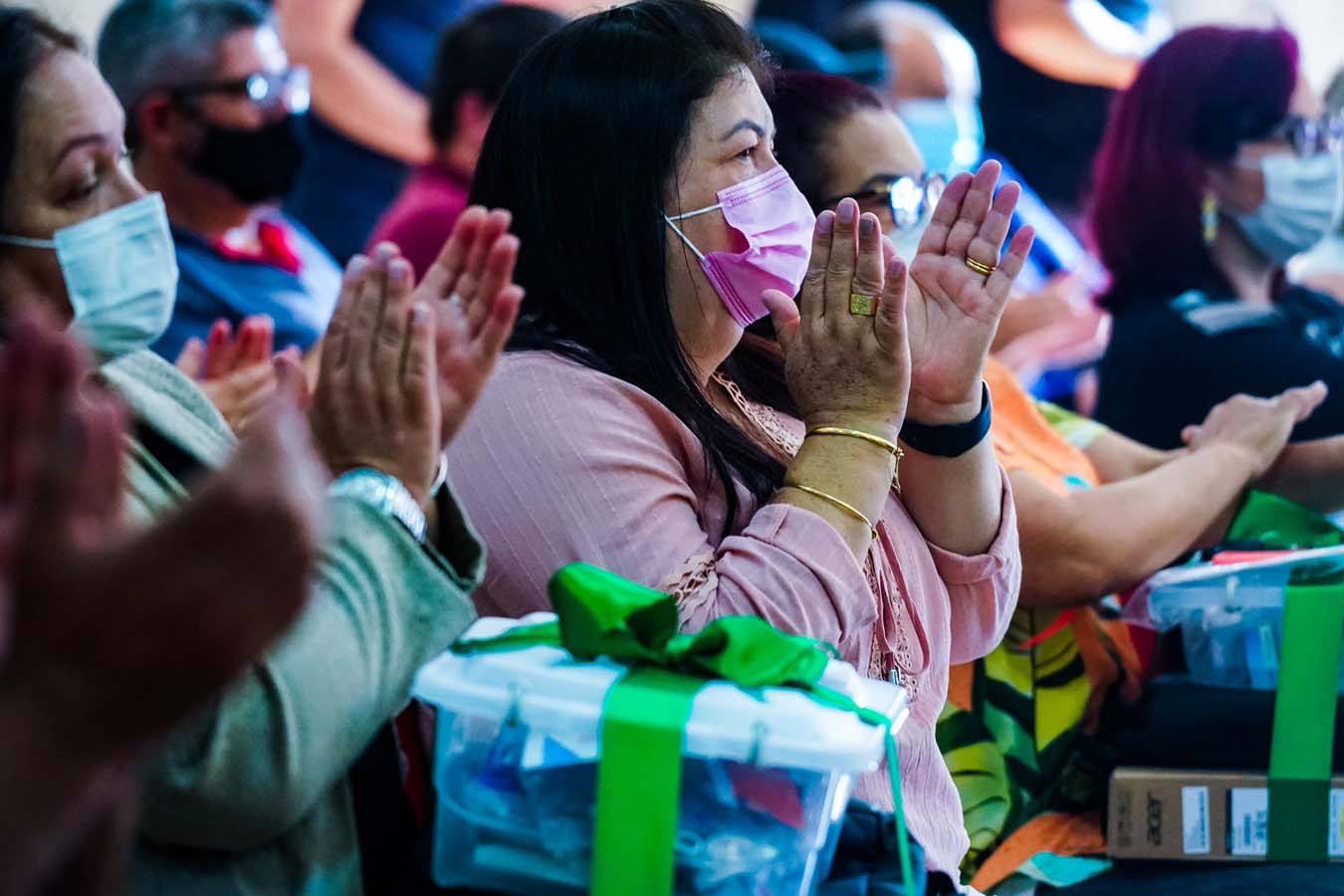 Governo entrega novo lote de kits de robótica a escolas de 16 municípios . Foto: Guilherme Flores/Casa Civil