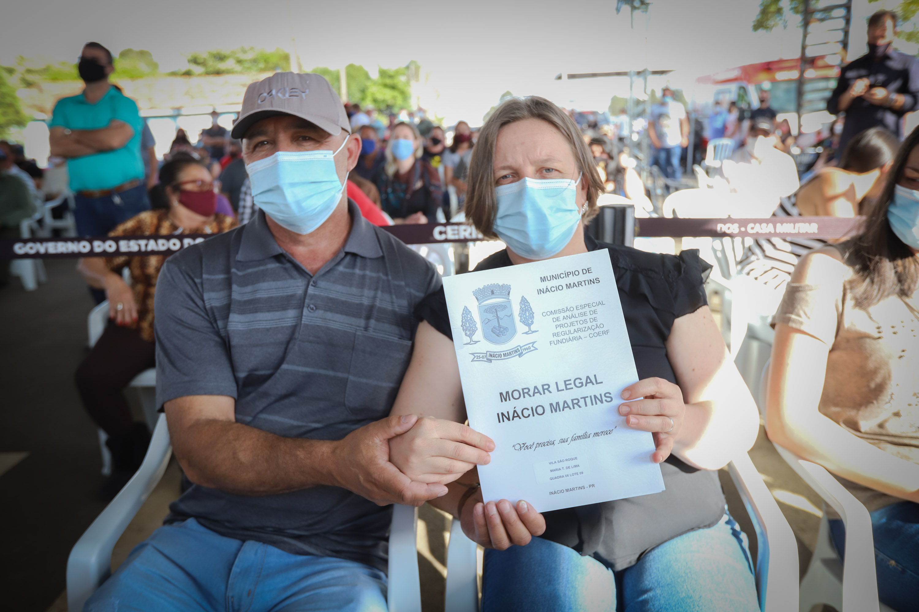 Inacio Martins O governador Carlos Massa Ratinho Junior entrega nesta sexta-feira (24), para Inácio Martins, no Centro-Sul do Estado, 202 títulos de regularização fundiária para moradores do bairro São Roque. E tambem libera R$ 2 milhões para pavimentação de vias. 24/09/2021 - Foto: Geraldo Bubniak/AEN