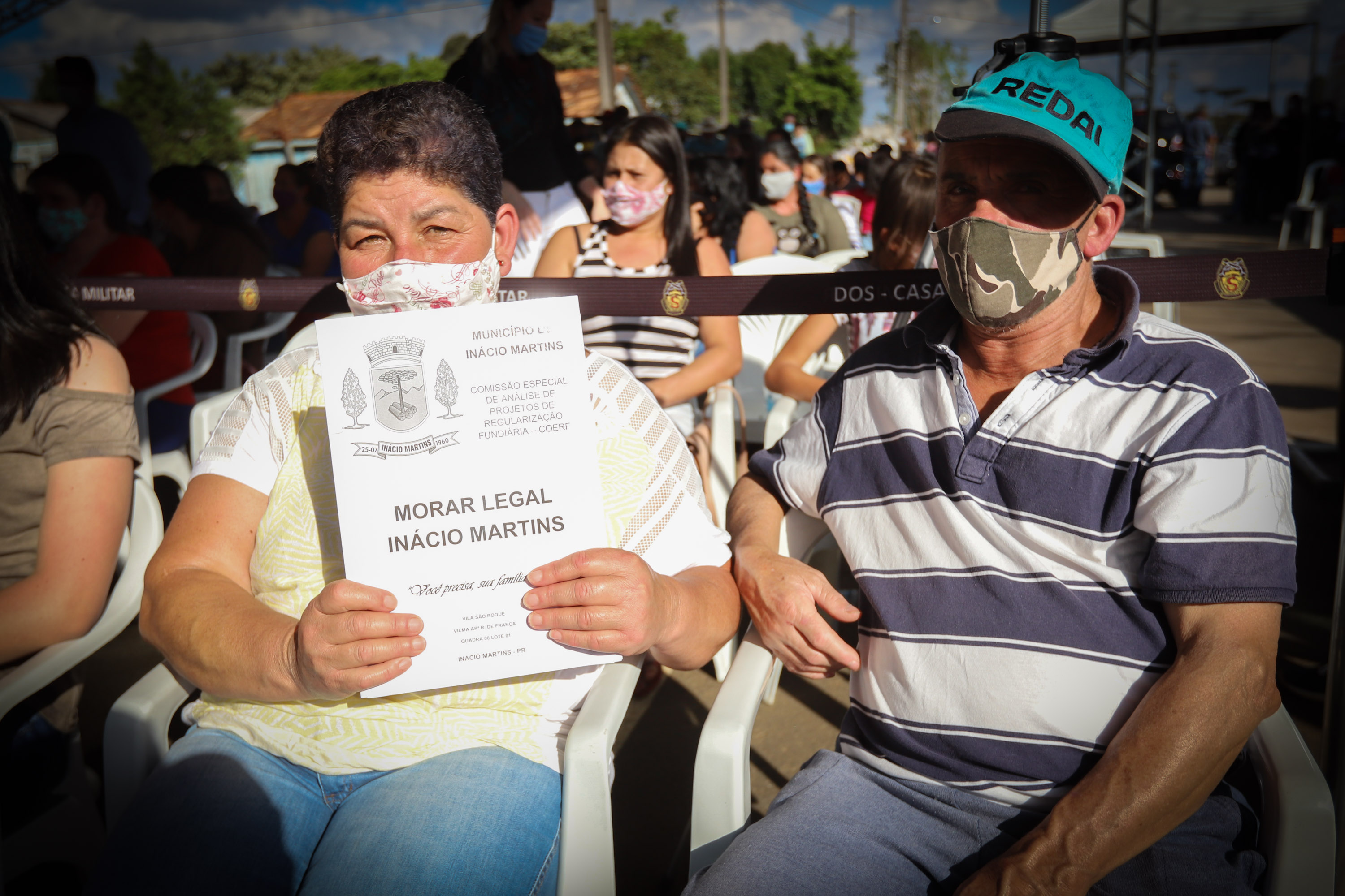 Inacio Martins O governador Carlos Massa Ratinho Junior entrega nesta sexta-feira (24), para Inácio Martins, no Centro-Sul do Estado, 202 títulos de regularização fundiária para moradores do bairro São Roque. E tambem libera R$ 2 milhões para pavimentação de vias. 24/09/2021 - Foto: Geraldo Bubniak/AEN