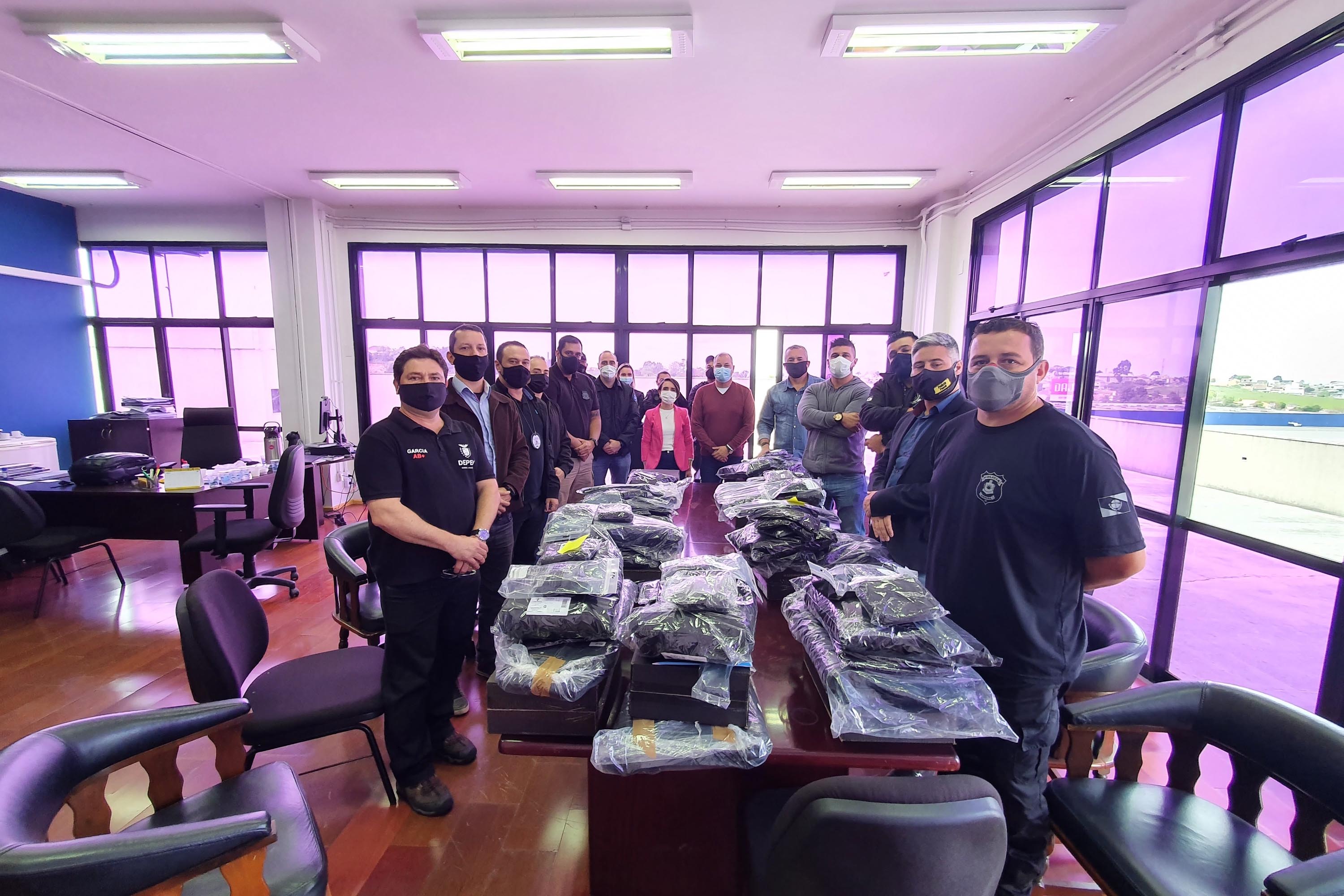 O Departamento Penitenciário do Paraná (Depen) realizou um encontro com os chefes de cadeias e coordenadores regionais de todo o Estado.  -  Curitiba, 27/09/2021  -  Foto: Depen-PR