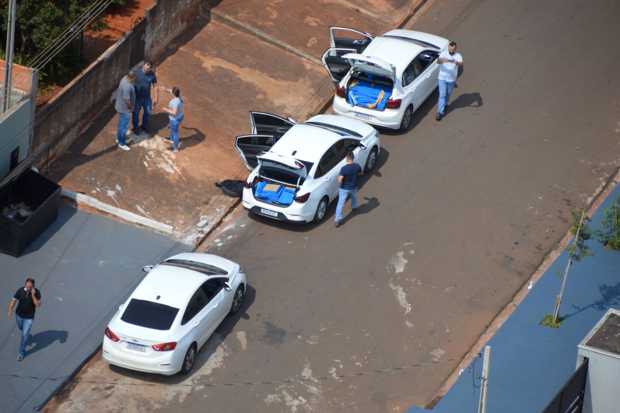 Os esforços da Polícia Militar e da Polícia Federal para reprimir o crime organizado no Norte do Paraná resultaram na apreensão de mais de uma tonelada de maconha na quarta-feira (29/09), em Bela Vista do Paraíso (PR).  - 30/09/2021  -  Foto: PMPR