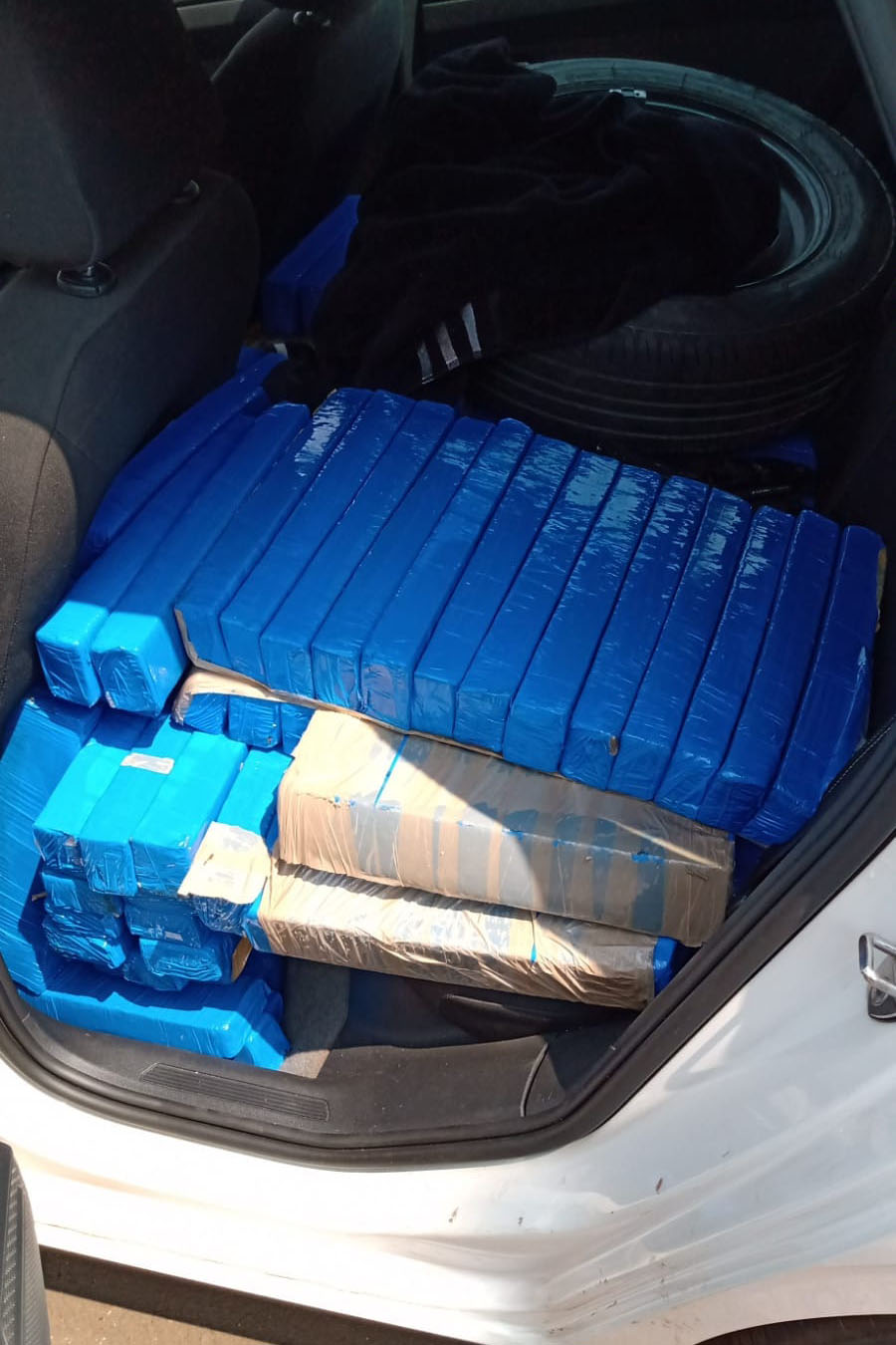 Os esforços da Polícia Militar e da Polícia Federal para reprimir o crime organizado no Norte do Paraná resultaram na apreensão de mais de uma tonelada de maconha na quarta-feira (29/09), em Bela Vista do Paraíso (PR).  - 30/09/2021  -  Foto: PMPR