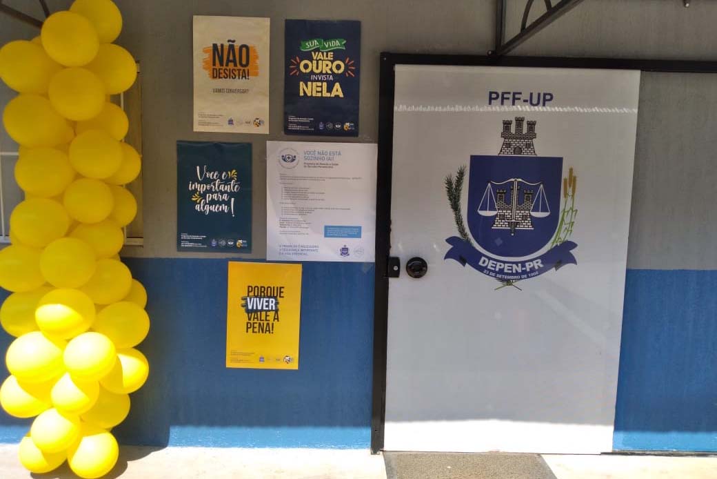 O Departamento Penitenciário do Paraná encerra nesta quinta-feira (30), as atividades da campanha setembro amarelo, que tem como objetivo promover ações de valorização da vida e o combate ao suicídio no sistema prisional. Durante todo o mês, presos e servidores, receberam informações e debateram sobre o tema por meio de uma série de ações. -  Curitiba, 30/09/2021  -  Foto: DEPEN-PR