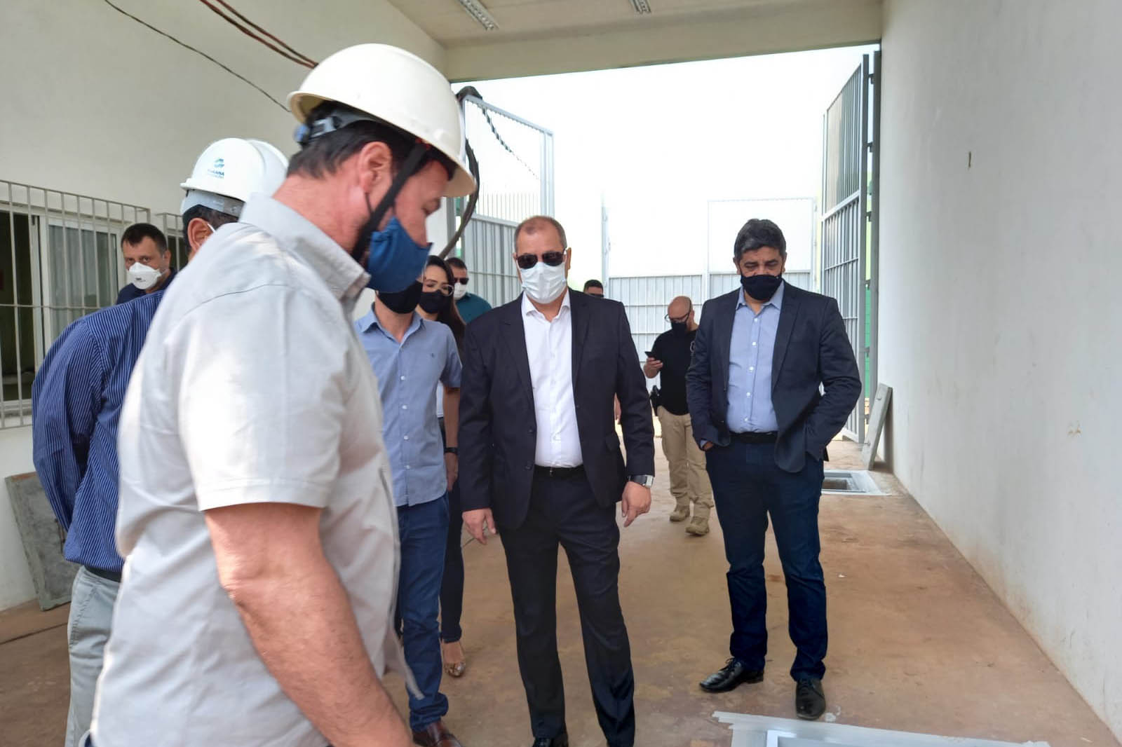 O Secretário da Segurança Pública, Romulo Marinho Soares, esteve em Londrina, nesta quinta-feira (30/09), para acompanhar as obras da Cadeia Pública de Londrina, que estão sendo finalizadas e têm previsão de entrega para novembro deste ano. -  Londrina, 30/09/2021  -  Foto: SESP-PR