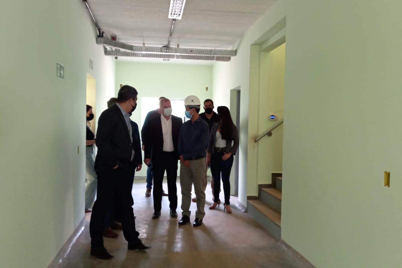 O Secretário da Segurança Pública, Romulo Marinho Soares, esteve em Londrina, nesta quinta-feira (30/09), para acompanhar as obras da Cadeia Pública de Londrina, que estão sendo finalizadas e têm previsão de entrega para novembro deste ano. -  Londrina, 30/09/2021  -  Foto: SESP-PR