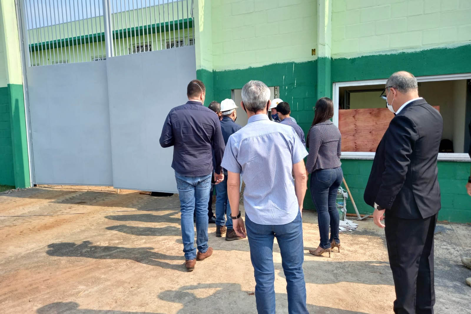 O Secretário da Segurança Pública, Romulo Marinho Soares, esteve em Londrina, nesta quinta-feira (30/09), para acompanhar as obras da Cadeia Pública de Londrina, que estão sendo finalizadas e têm previsão de entrega para novembro deste ano. -  Londrina, 30/09/2021  -  Foto: SESP-PR