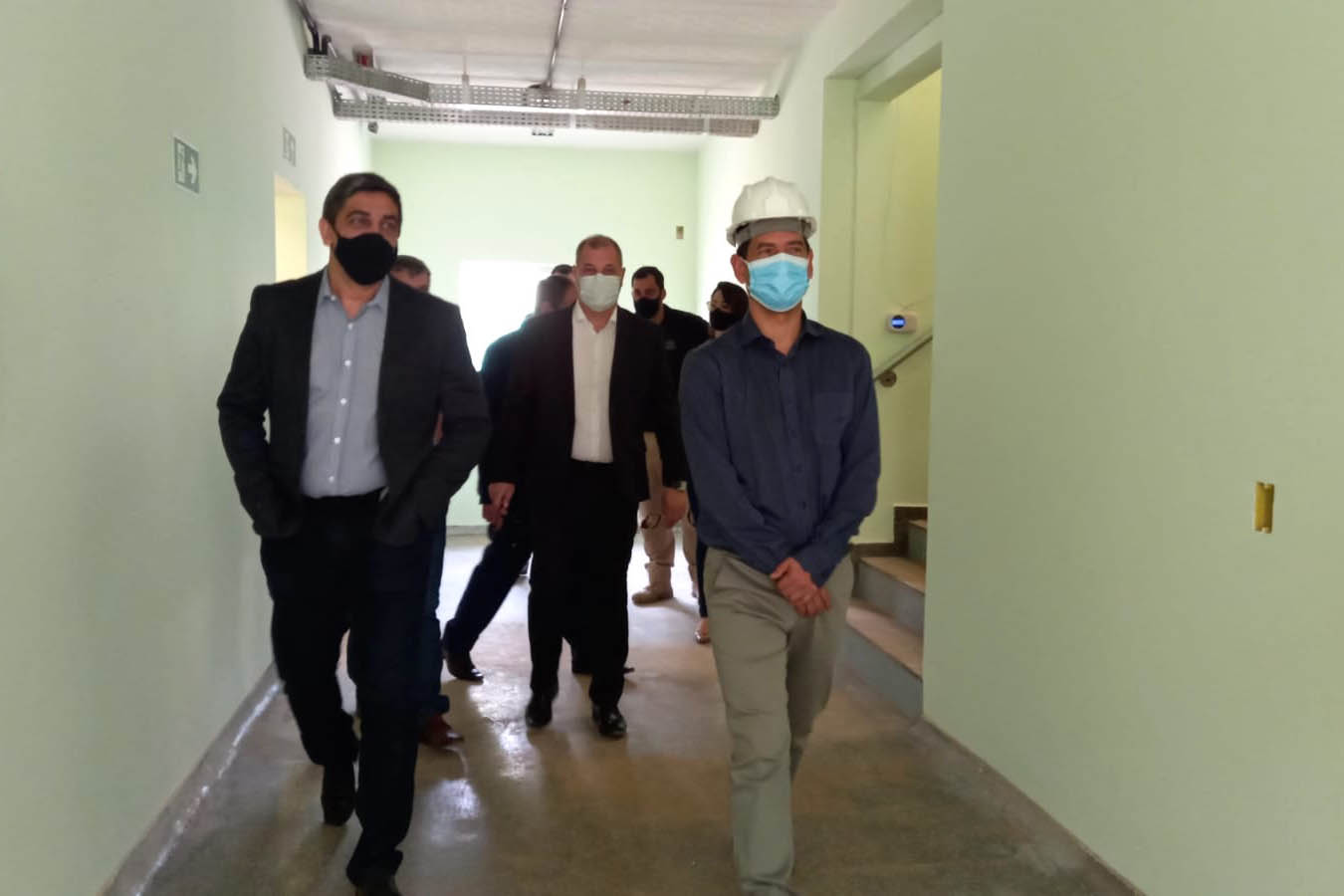 O Secretário da Segurança Pública, Romulo Marinho Soares, esteve em Londrina, nesta quinta-feira (30/09), para acompanhar as obras da Cadeia Pública de Londrina, que estão sendo finalizadas e têm previsão de entrega para novembro deste ano. -  Londrina, 30/09/2021  -  Foto: SESP-PR