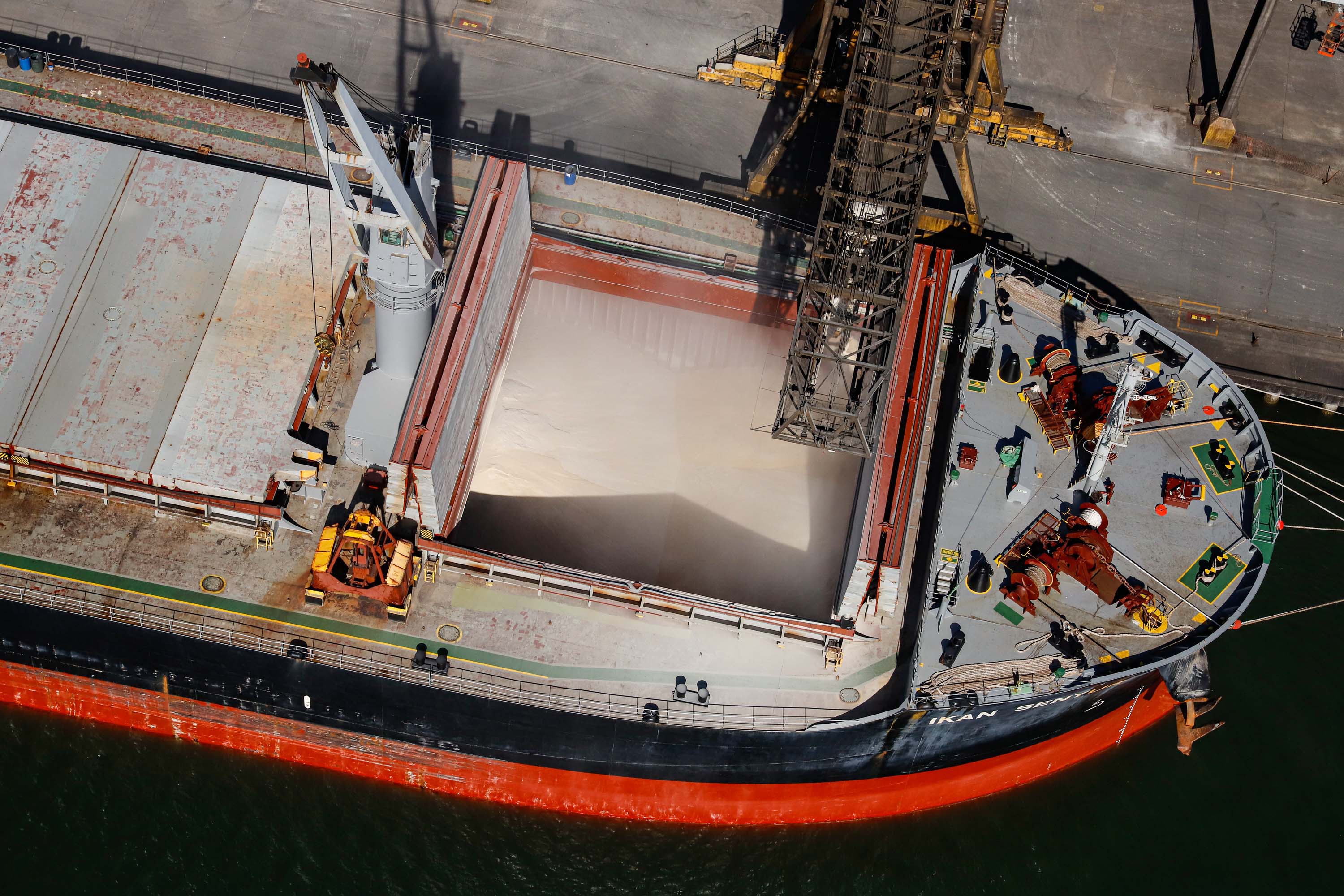 Portos do Paraná fecham setembro com um volume de 44,5 milhões de cargas movimentadas no ano. Foto: Rodrigo Felix Leal/SEIL