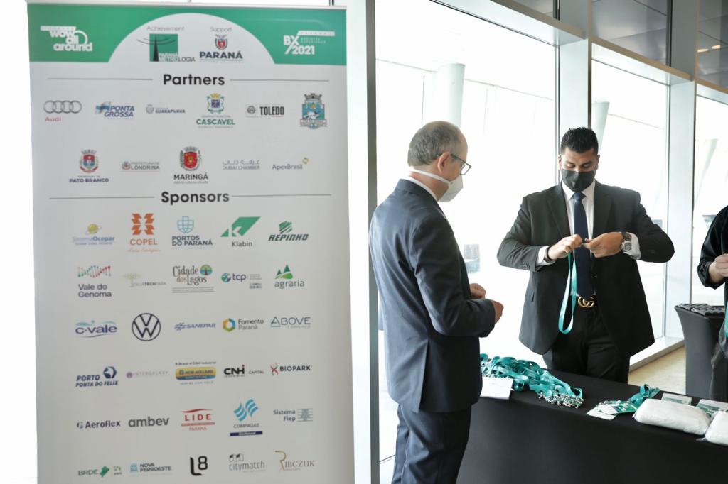 Em Dubai, Paraná lança plataforma para empresas se apresentarem a investidores. Foto: Governo do Paraná