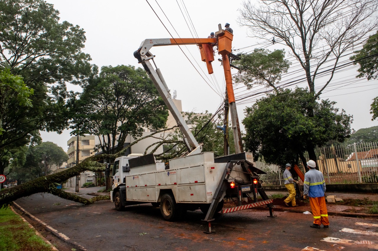 Copel enfrenta segundo pior evento climático já registrado; Foto: Copel