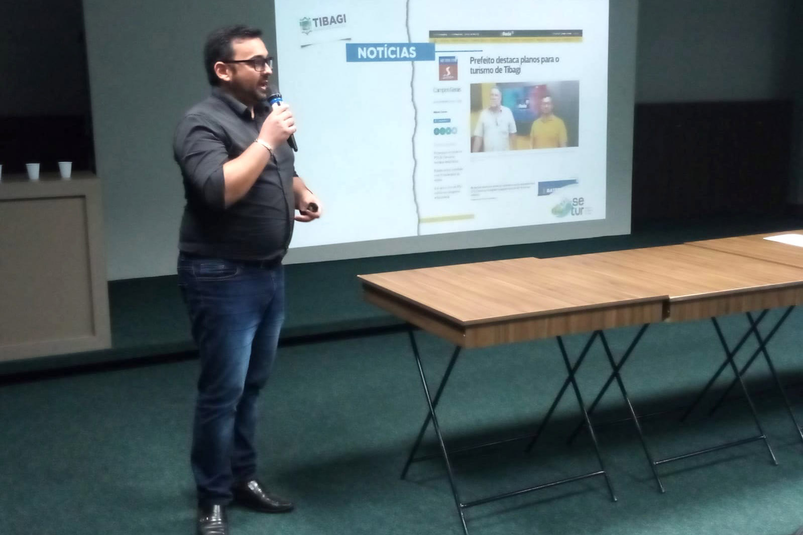 Segundo Road Show apresenta em Ponta Grossa propostas da Concessão de Uso do Guartelá. Apresentação das propostas a possíveis investidores é parte do processo de Concessão de Uso da Unidade de Conservação.  - Curitiba, 25/10/2021 - Foto: SEDEST