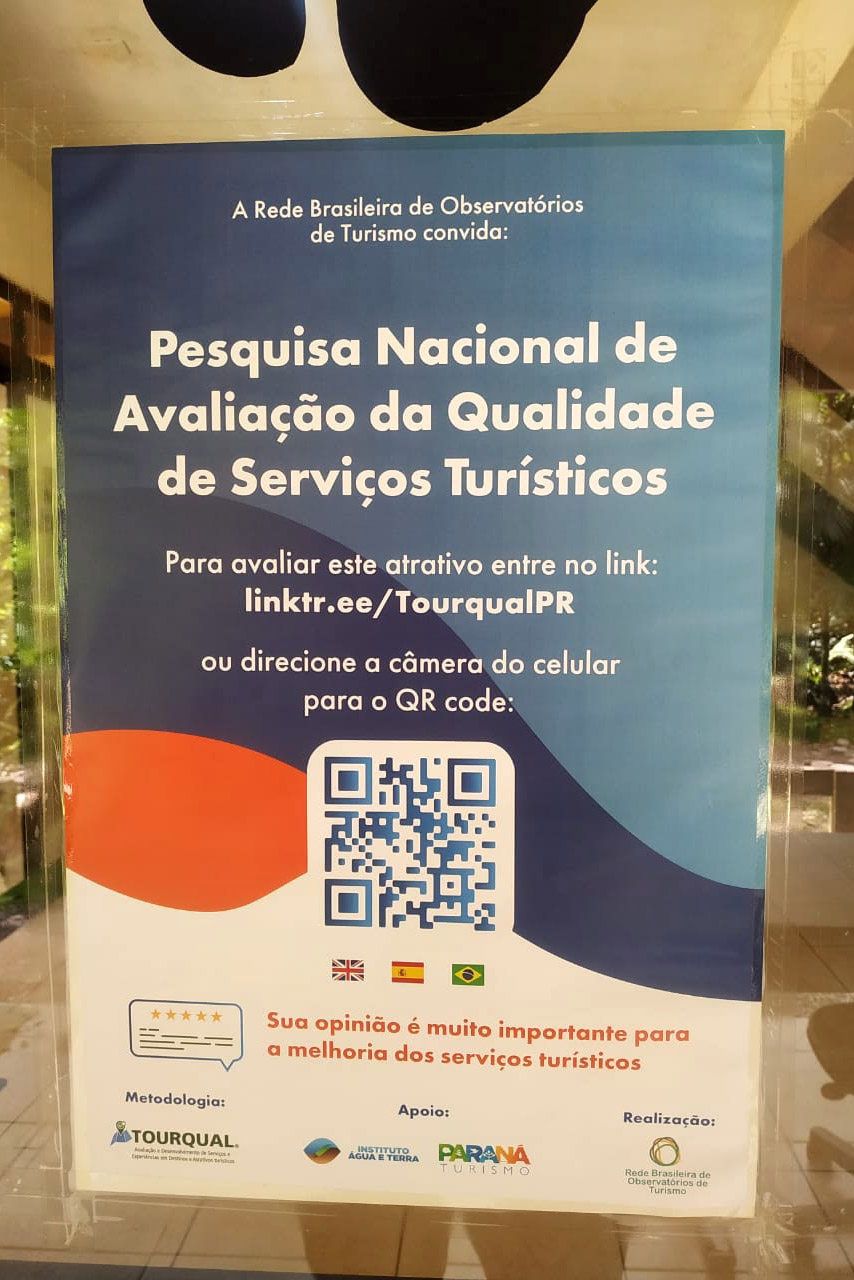 Parques do Paraná participam de pesquisa nacional de avaliação da qualidade dos serviços turísticos  -  curitiba, 26/10/2021 - Foto: IAT