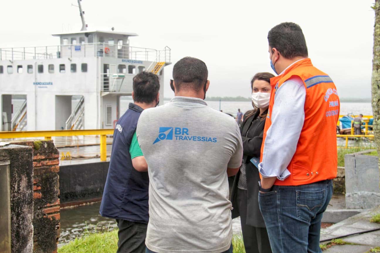 CGE verifica denúncia e inspeciona travessia de Guaratuba - 28/10/2021 - Foto: Gabrielly Pontes/CGE