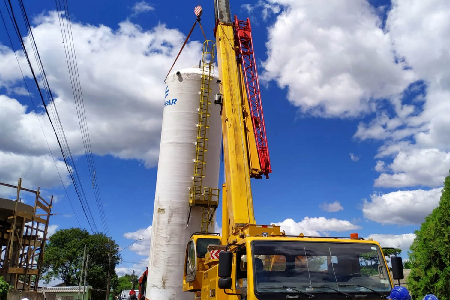 A Companhia de Saneamento do Paraná (Sanepar) está ampliando o sistema de abastecimento de Califórnia, no Vale do Ivaí.- Curitiba, 29/10/2021 - Foto: Sanepar