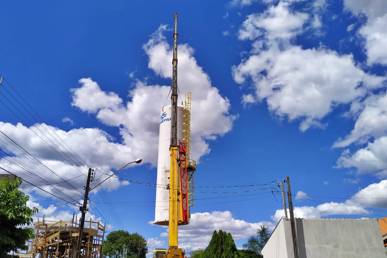 A Companhia de Saneamento do Paraná (Sanepar) está ampliando o sistema de abastecimento de Califórnia, no Vale do Ivaí.- Curitiba, 29/10/2021 - Foto: Sanepar