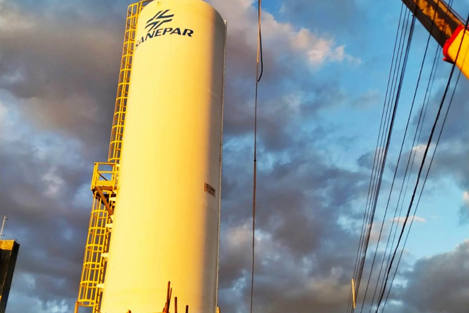 A Companhia de Saneamento do Paraná (Sanepar) está ampliando o sistema de abastecimento de Califórnia, no Vale do Ivaí.- Curitiba, 29/10/2021 - Foto: Sanepar