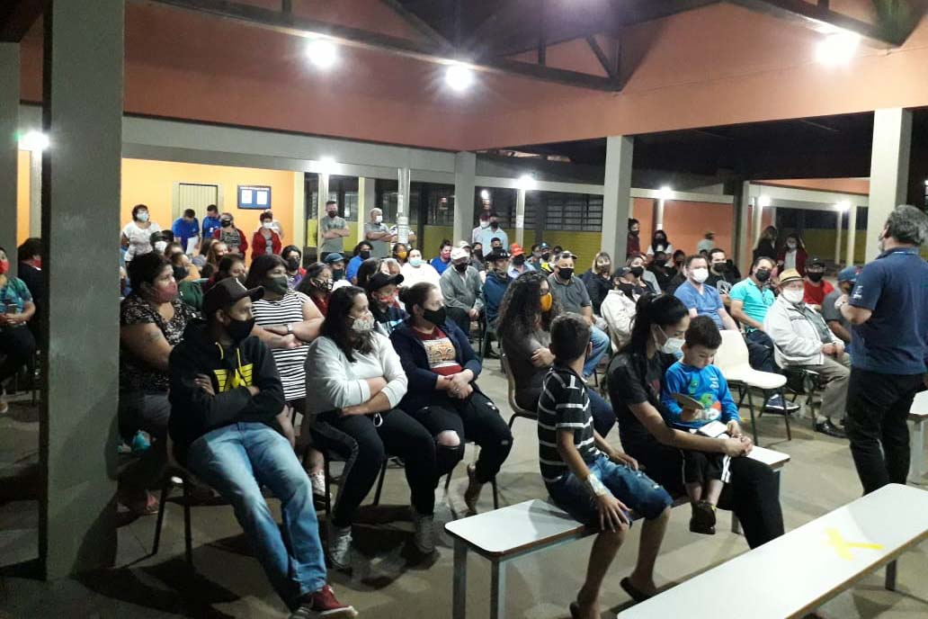 Sanepar inicia reuniões comunitárias de implantação da rede de esgoto. Foto: Sanepar