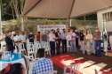 Dezesseis famílias de Guaraniaçu, na região Oeste do Paraná, receberam nesta sexta-feira (12) as chaves de suas novas moradias. Elas foram beneficiadas por um projeto de parceria do Governo do Estado com a Itaipu Binacional e a administração municipal, que recebeu pouco mais de R$ 1 milhão de investimento. - Guaraniaçu, 12/11/2021 -  Foto: Rafael Kikuti / Cohapar