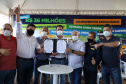 O governador Carlos Massa Ratinho Junior esteve nesta sexta-feira (19) no município de Ivaiporã e confirmou o repasse de R$ 36,1 milhões para obras de infraestrutura urbana e rodoviária. Foto: Ari Dias/AEN
